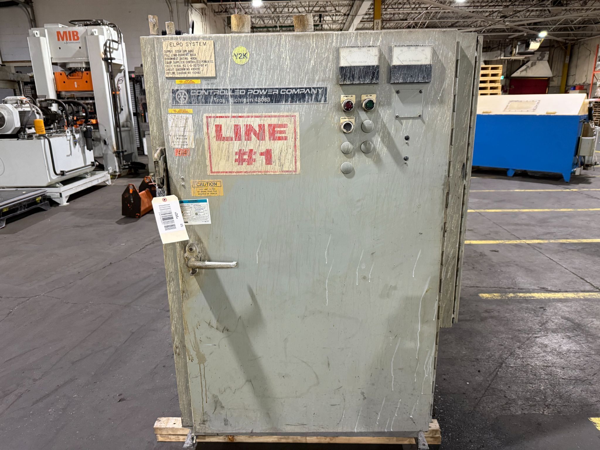 660A CONTROLLED POWER "RXPO" Modular DC Power Supply/Rectifier USED 0