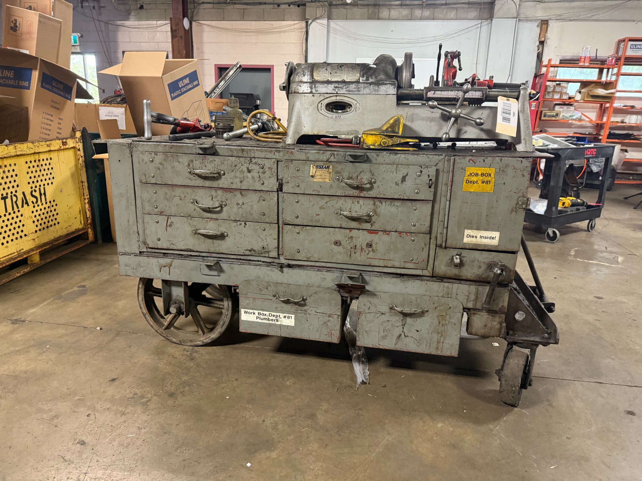 RIDGID 535 Pipe Threading Machine USED - Tested 1