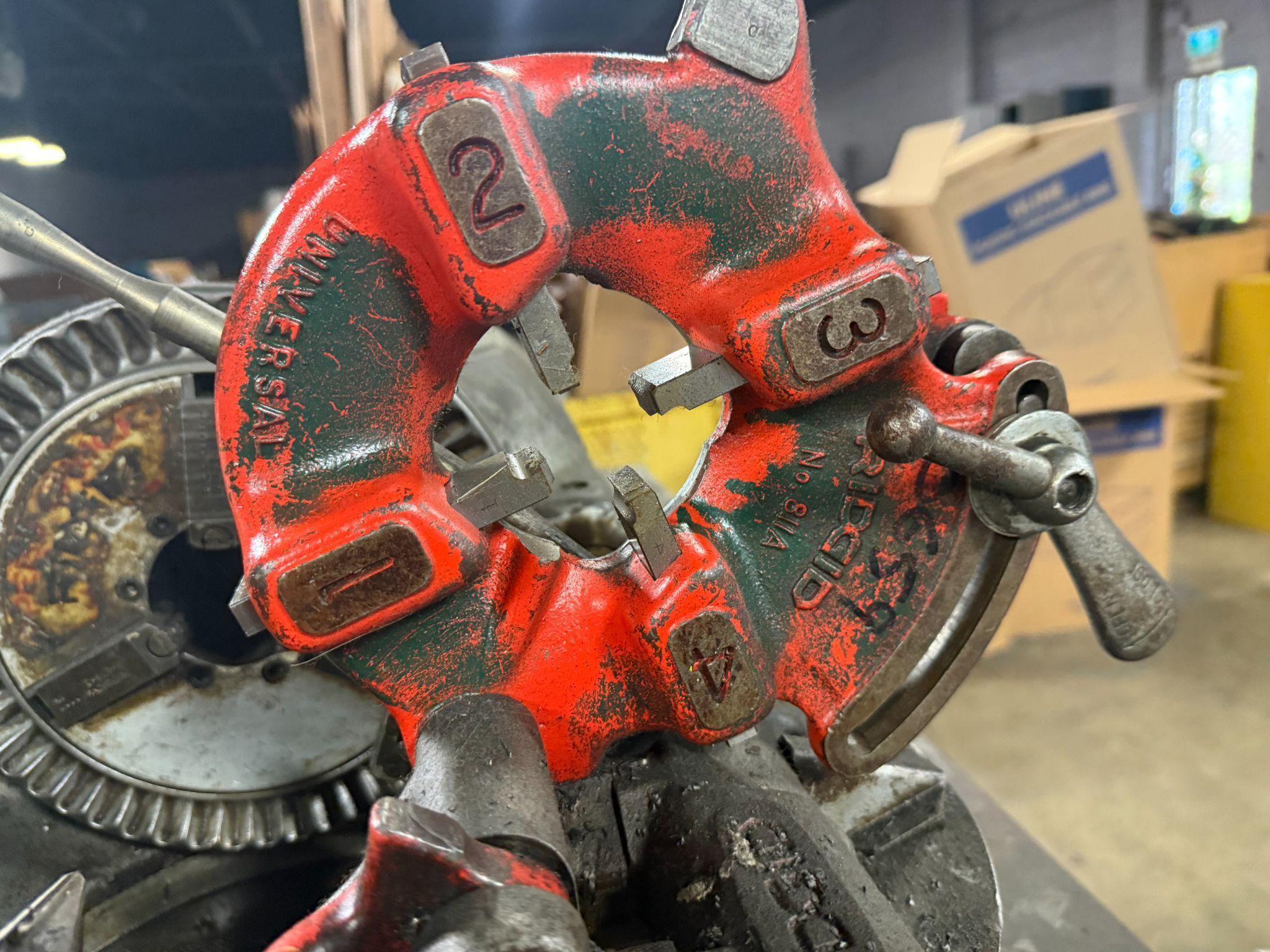 RIDGID 535 Pipe Threading Machine USED - Tested 6