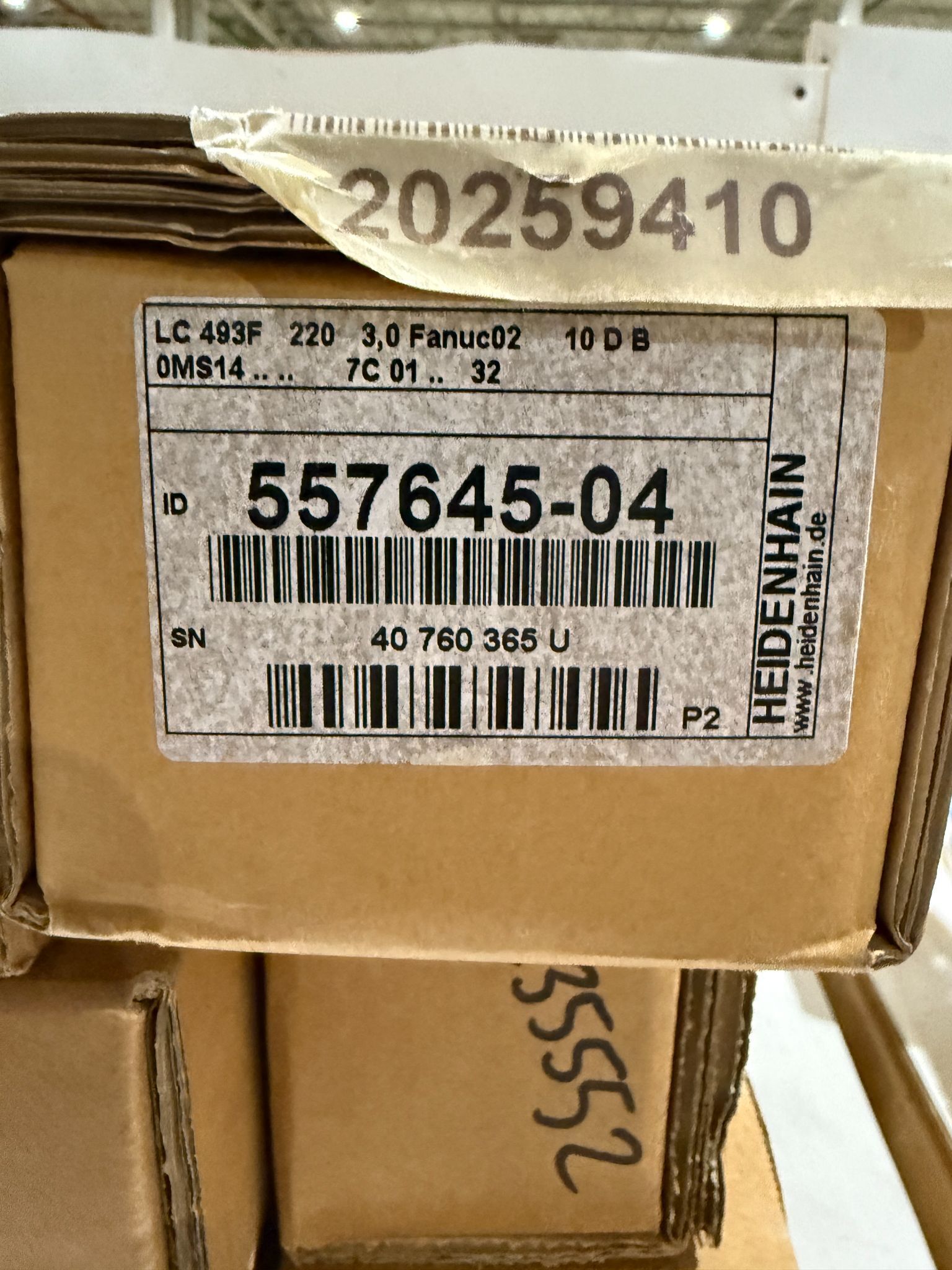 HEIDENHAIN LC 493F/220MM LINEAR ENCODER NEW IN BOX 1