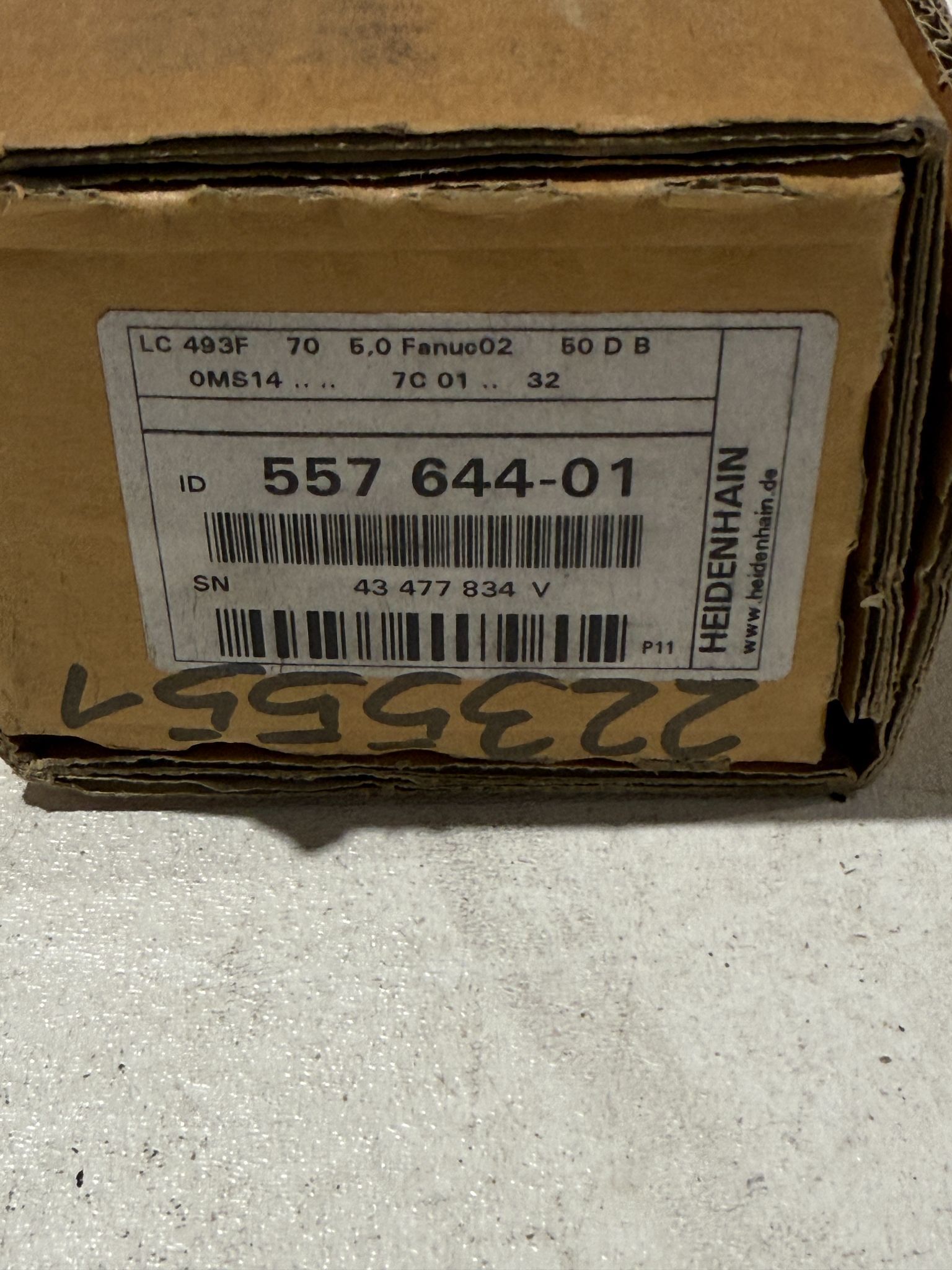 HEIDENHAIN LC 493F/70MM ID NR 557 644-01 LINEAR ENCODER NEW IN BOX 1