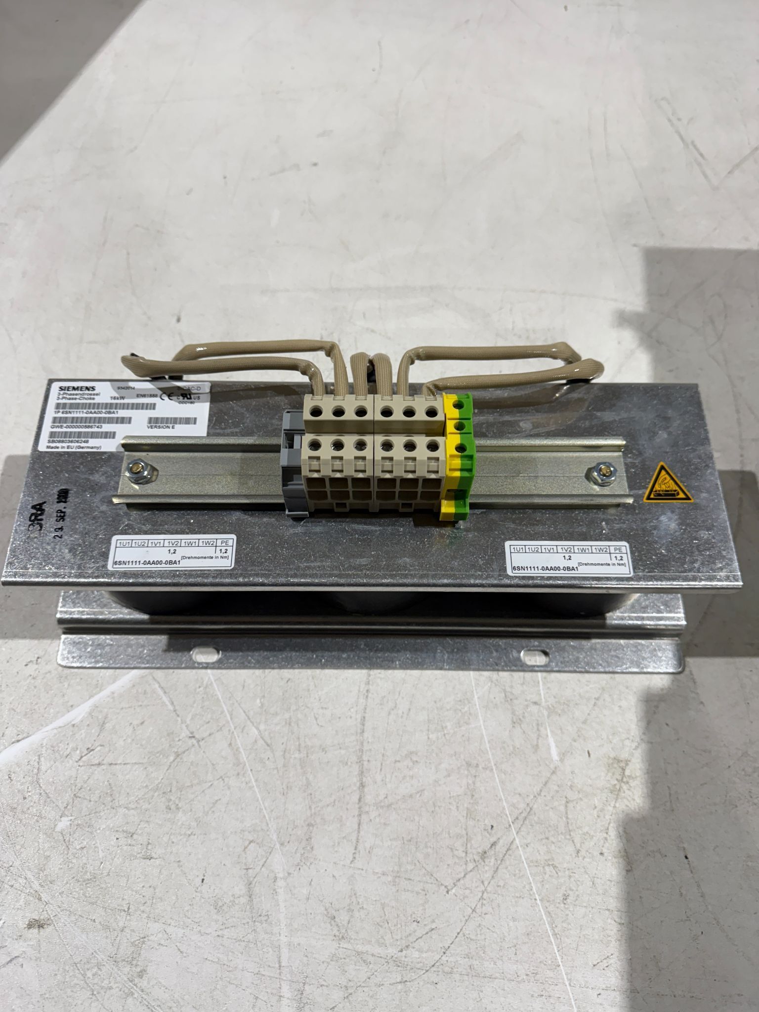 SIEMENS 6SN1111-0AA00-0BA1 TRANSFORMERS NEW NO BOX 0