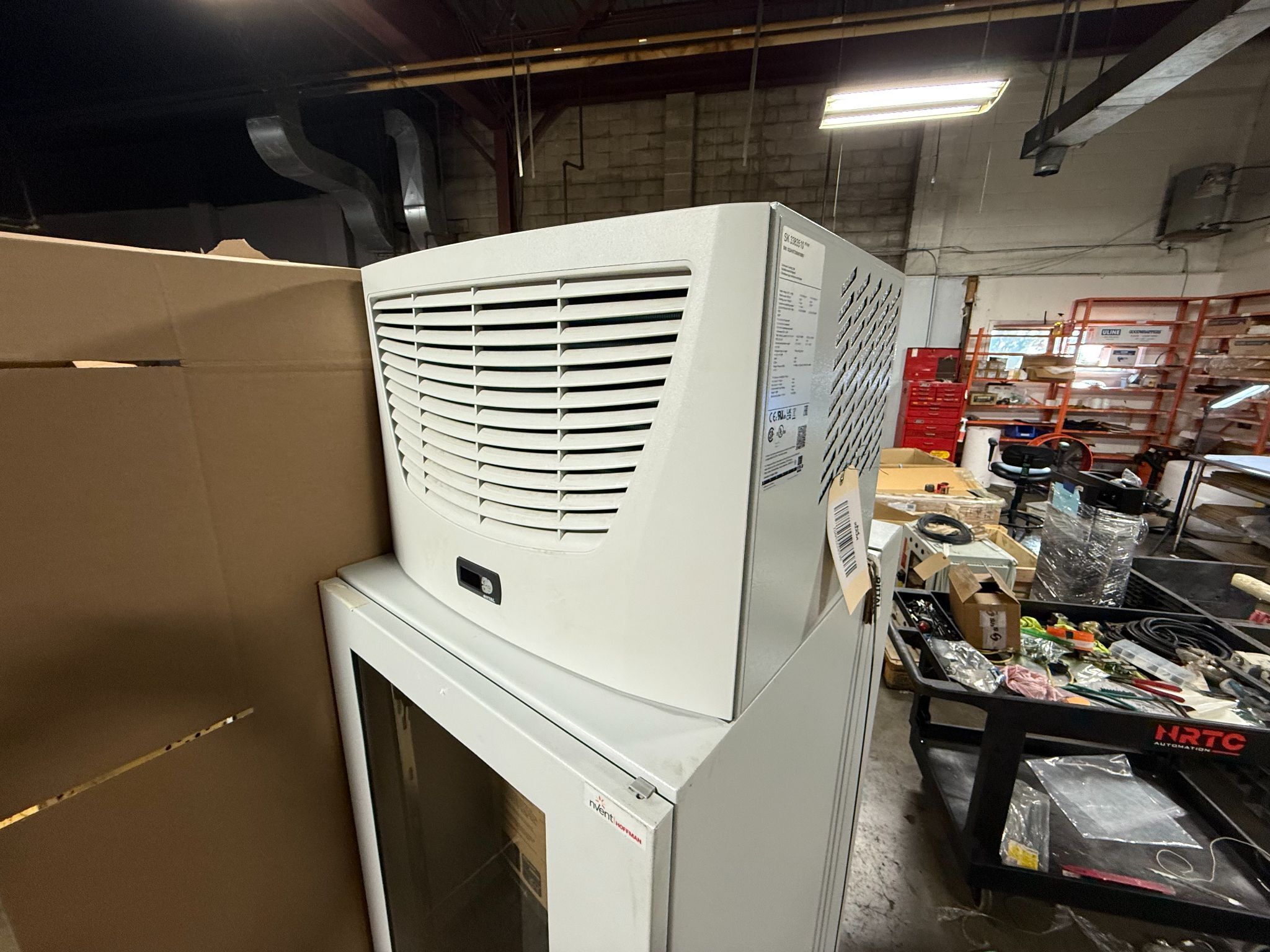 NVENT PTHW482430G2 Enclosure w/ RITTAL SK3383510 Cooler & APC BR1500G UPS NEW 1