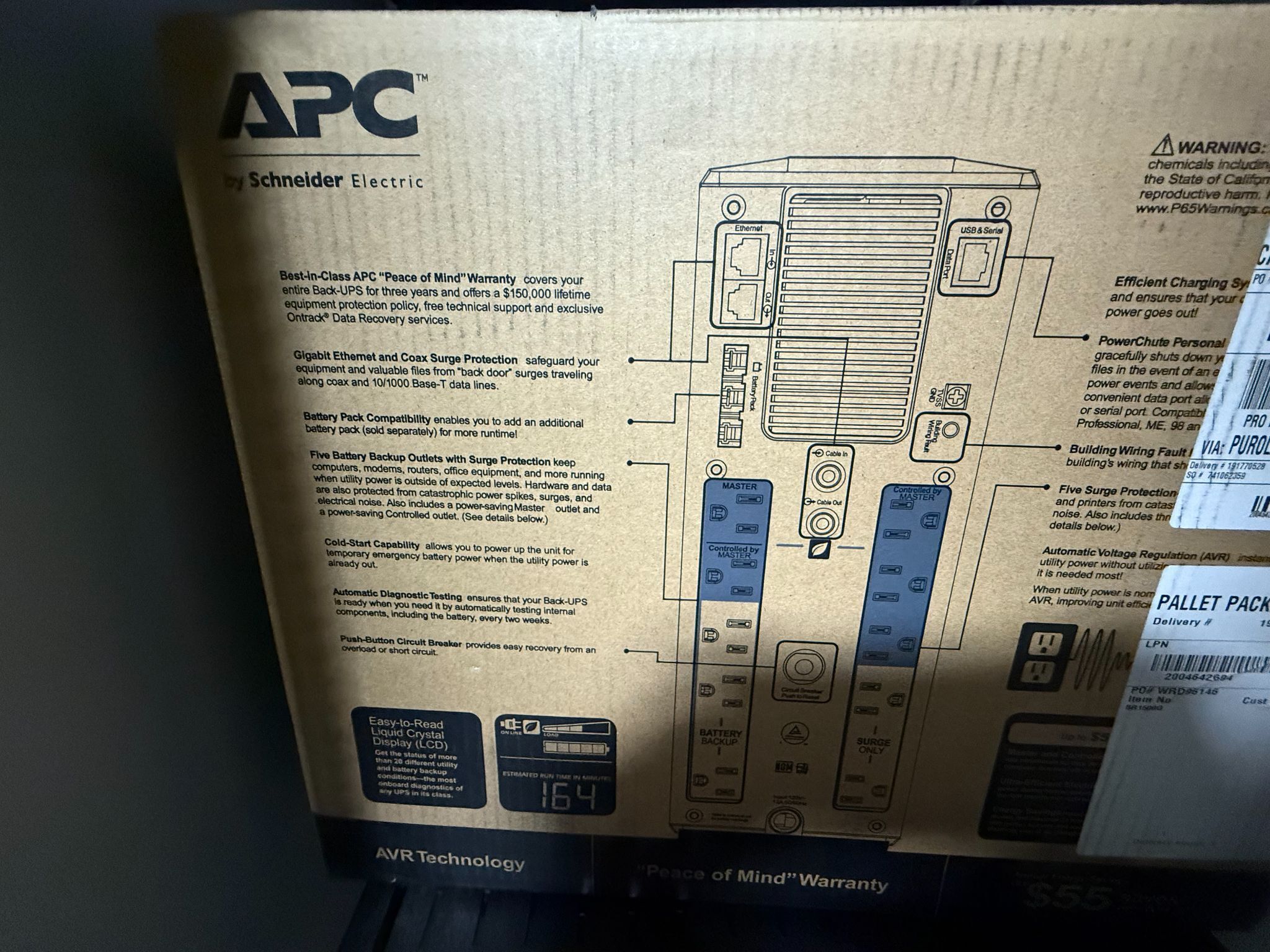 NVENT PTHW482430G2 Enclosure w/ RITTAL SK3383510 Cooler & APC BR1500G UPS NEW 4