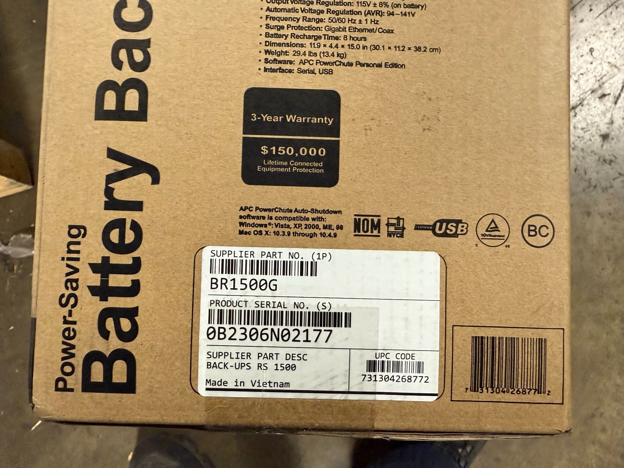 NVENT PTHW482430G2 Enclosure w/ RITTAL SK3383510 Cooler & APC BR1500G UPS NEW 5