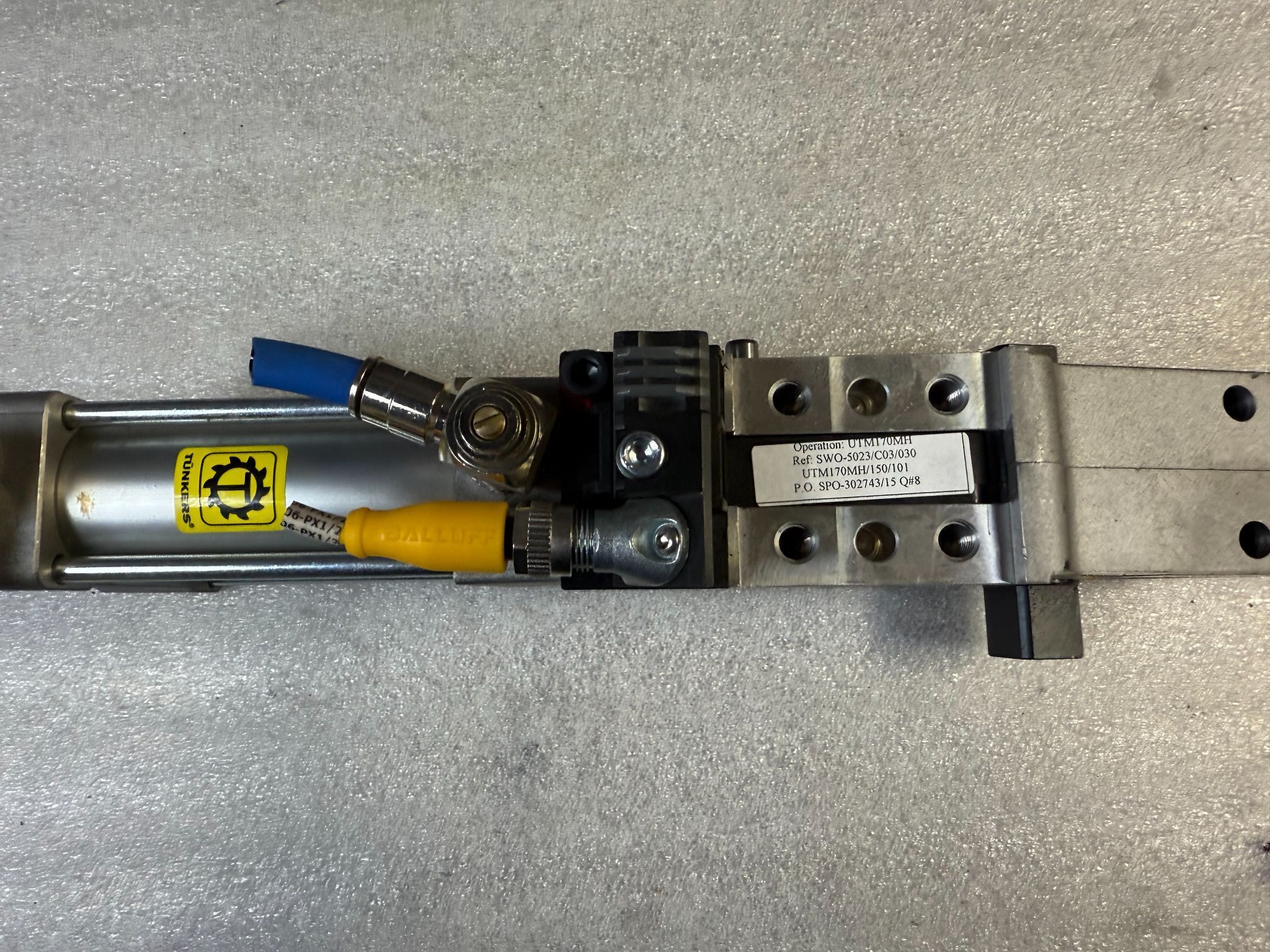 TUNKERS VU 50.1 BR2 A05 T12 5–135° Pneumatic Clamp USED 2