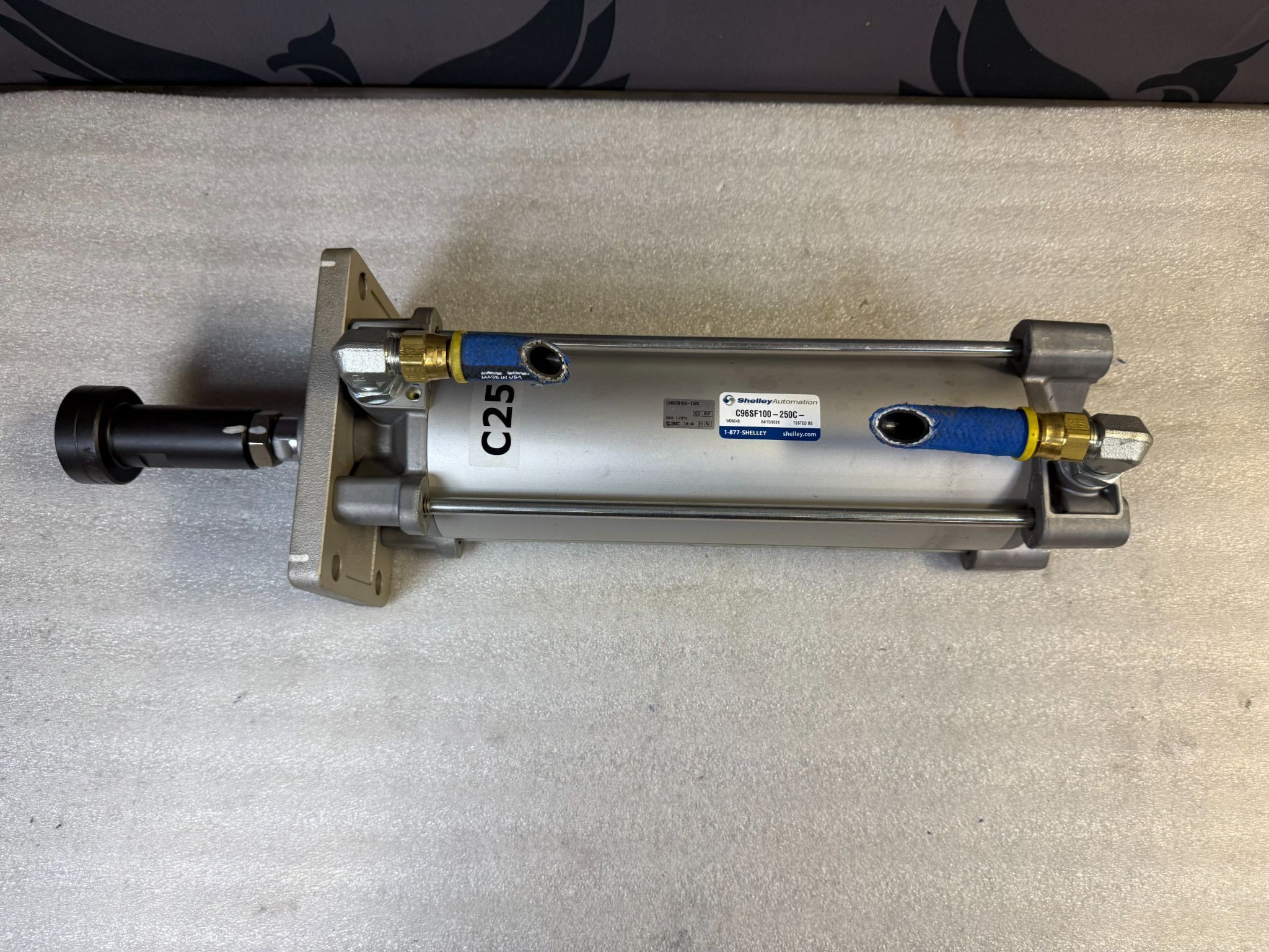 SMC C96SF100‑250C Pneumatic Cylinder USED 1