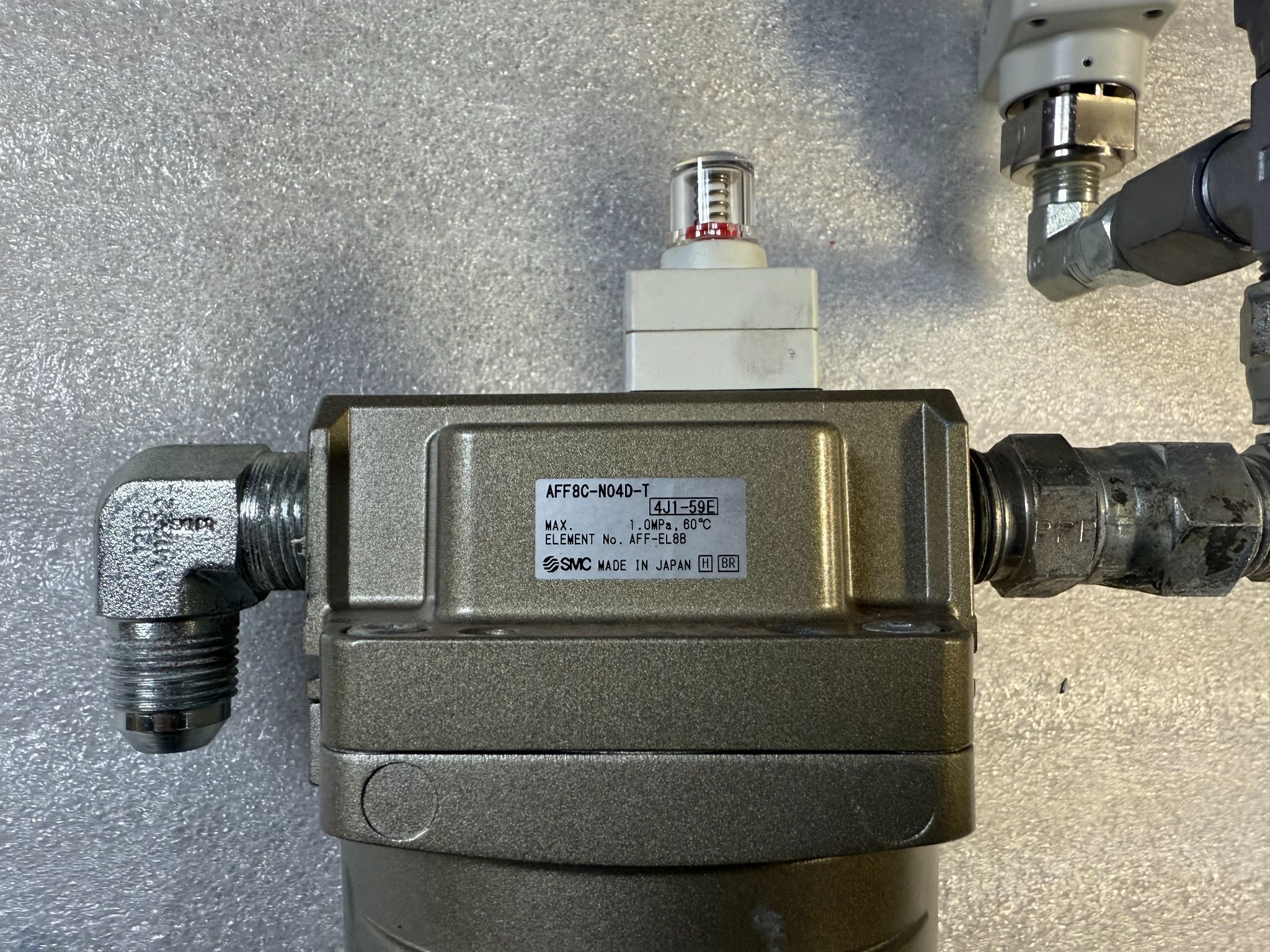 SMC AFF8C-N04D-T Main Line Air Filter USED 5