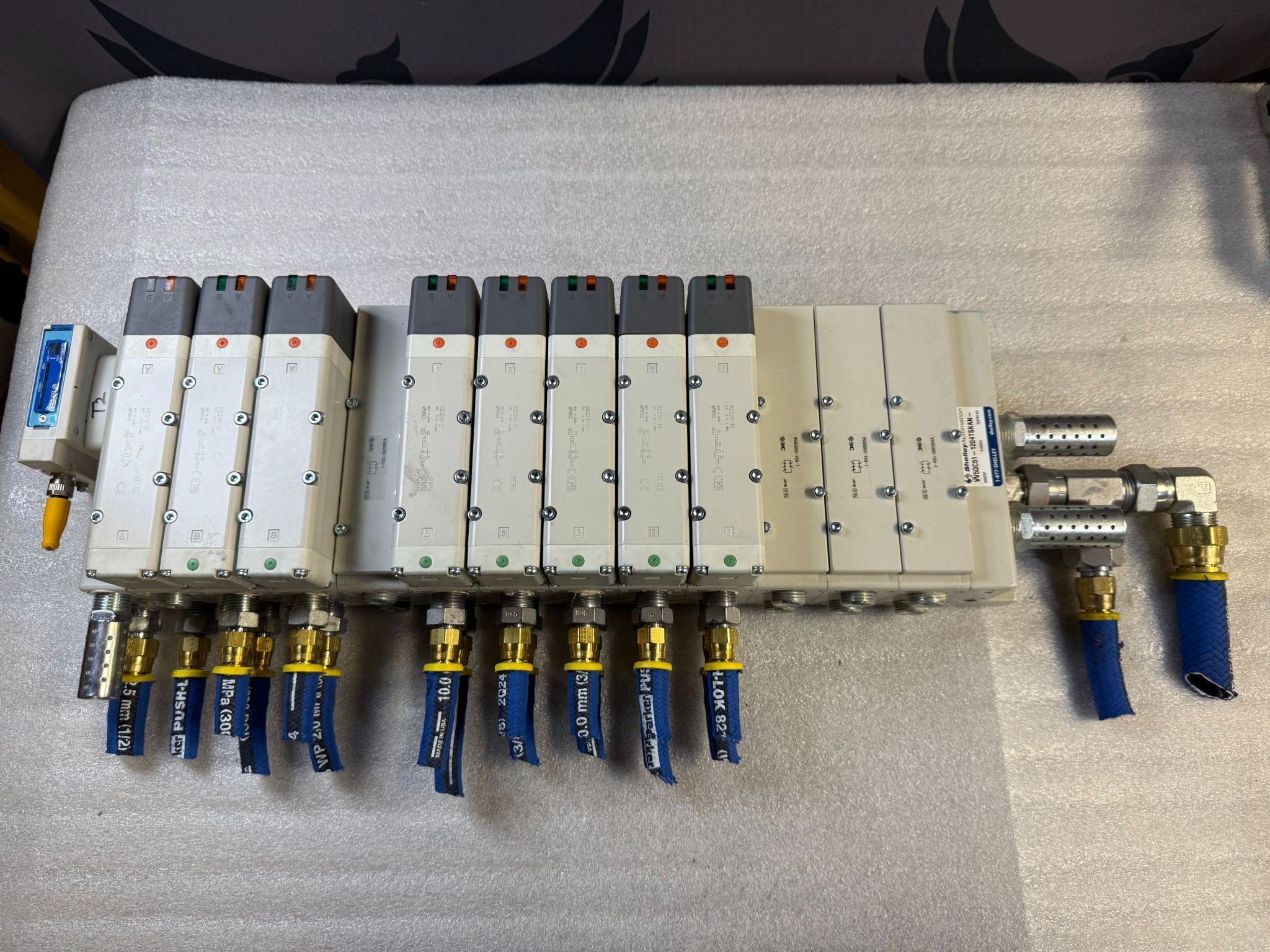 SMC VV5QC51‑1204TSKAN Pneumatic Valve Manifold IO‑Link USED 0