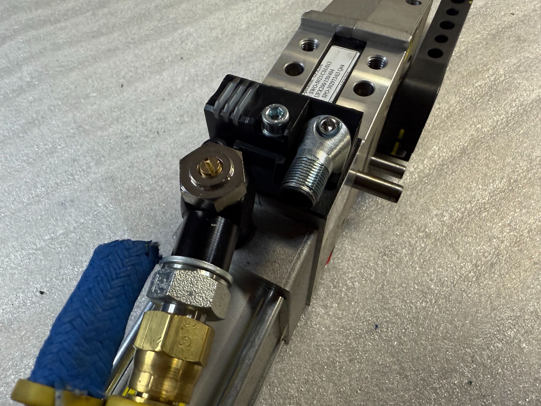 TUNKERS VU 50.1 BR2 A05 T12 5–135° Pneumatic Clamp USED 2
