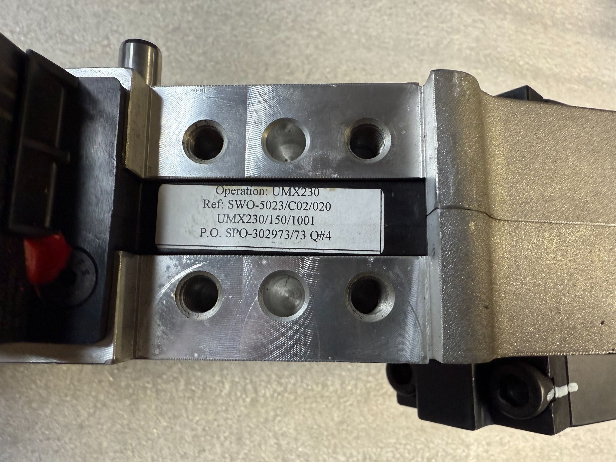 TUNKERS VU 63.1 BR2 A035 T12 5-135° Pneumatic Clamp USED 2
