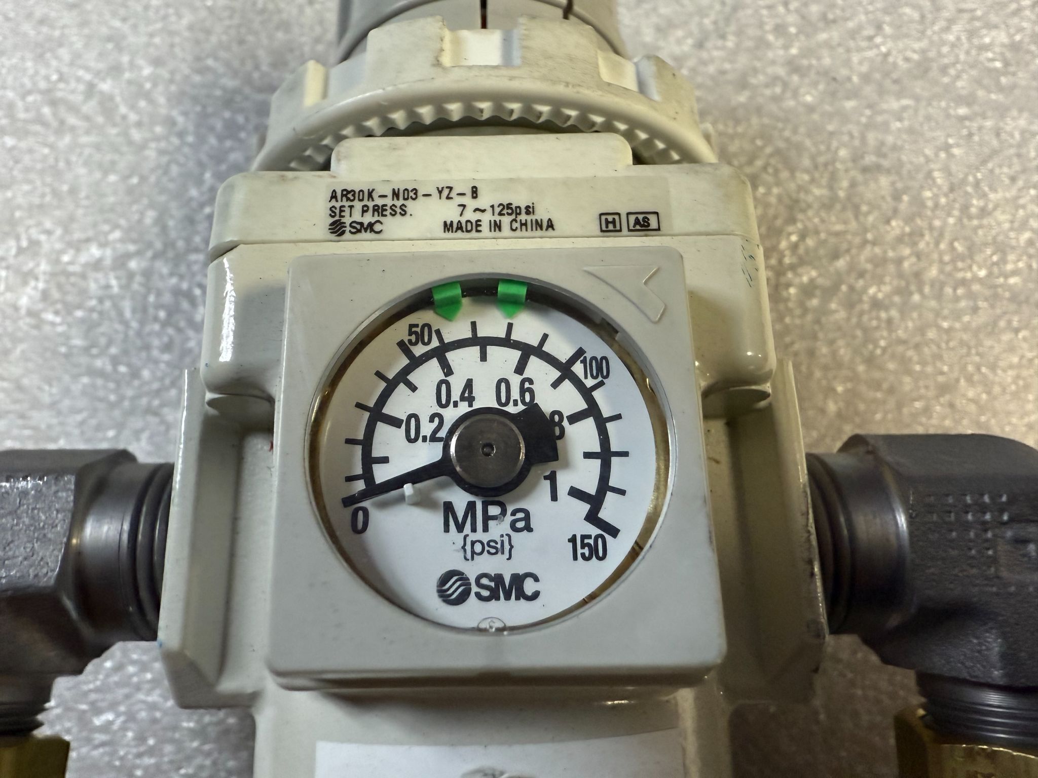 SMC AR30K-N03-YZ-B Pressure Regulator USED 1
