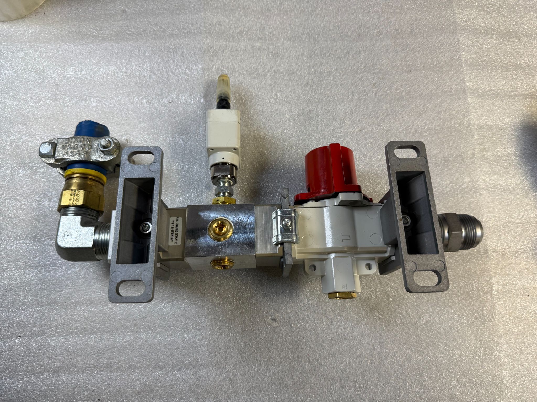 SMC VHS50‑10N‑X30 Pneumatic Safety Shut‑Off Valve Assembly USED 4