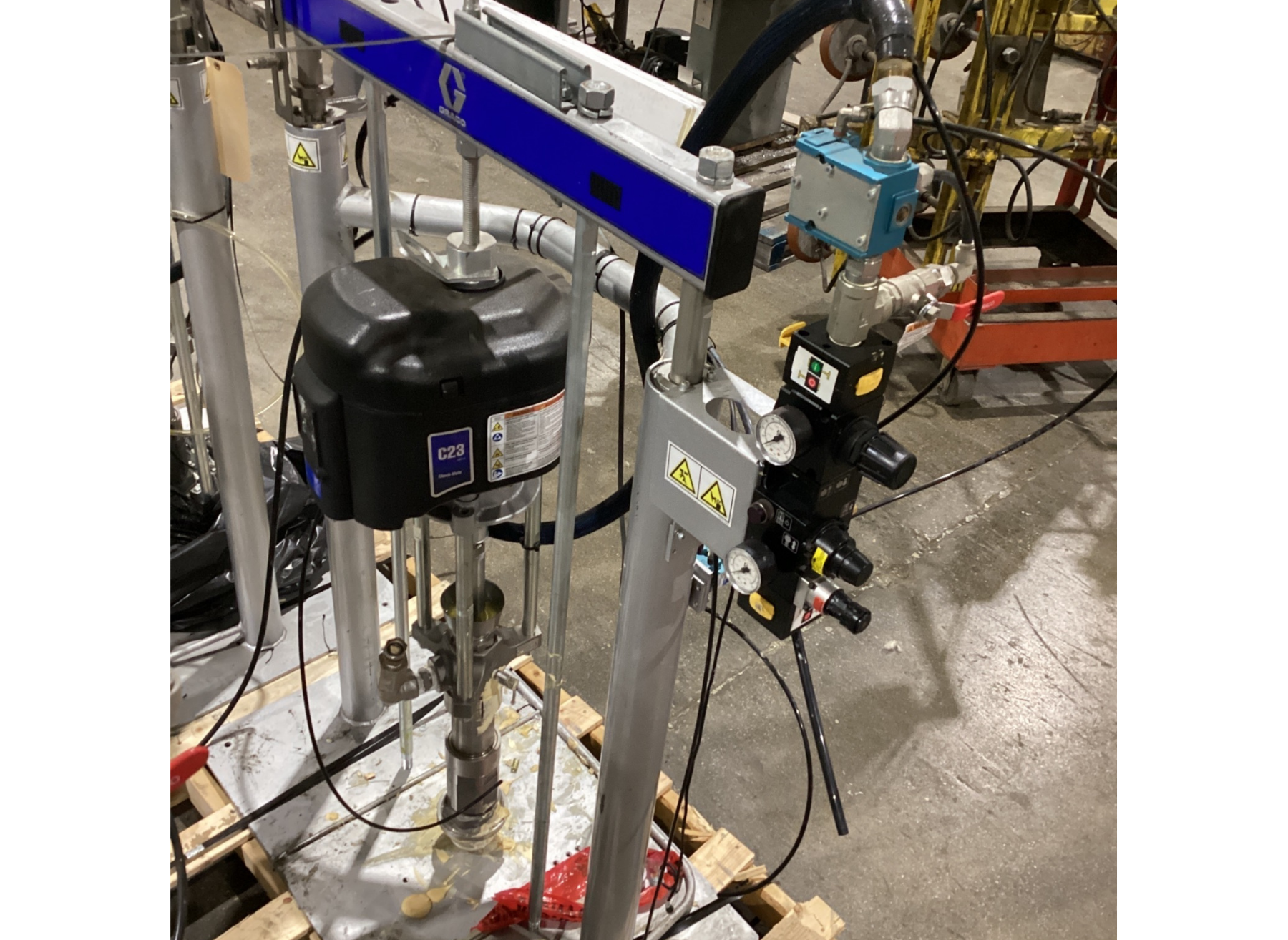GRACO TC257J Check‑Mate Supply Pump 23:1 for 50 Gal Drum USED 0