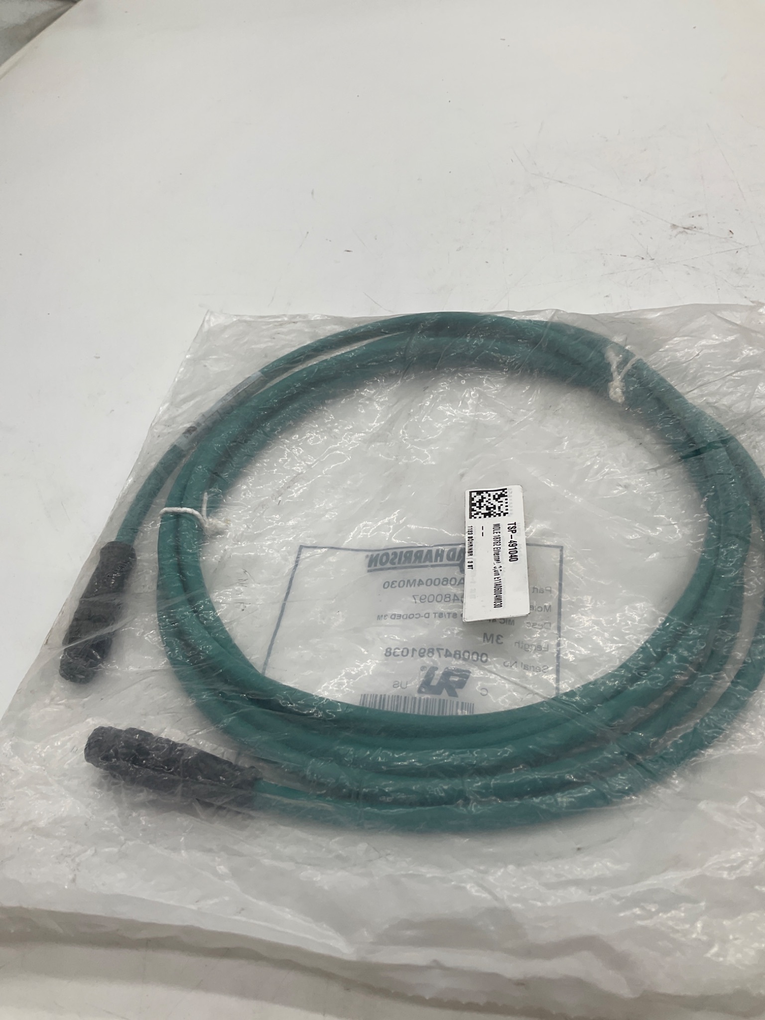 BRAD HARRISON E11A06004M030 Micro-Change D-Coded Cordset 3M NEW 1