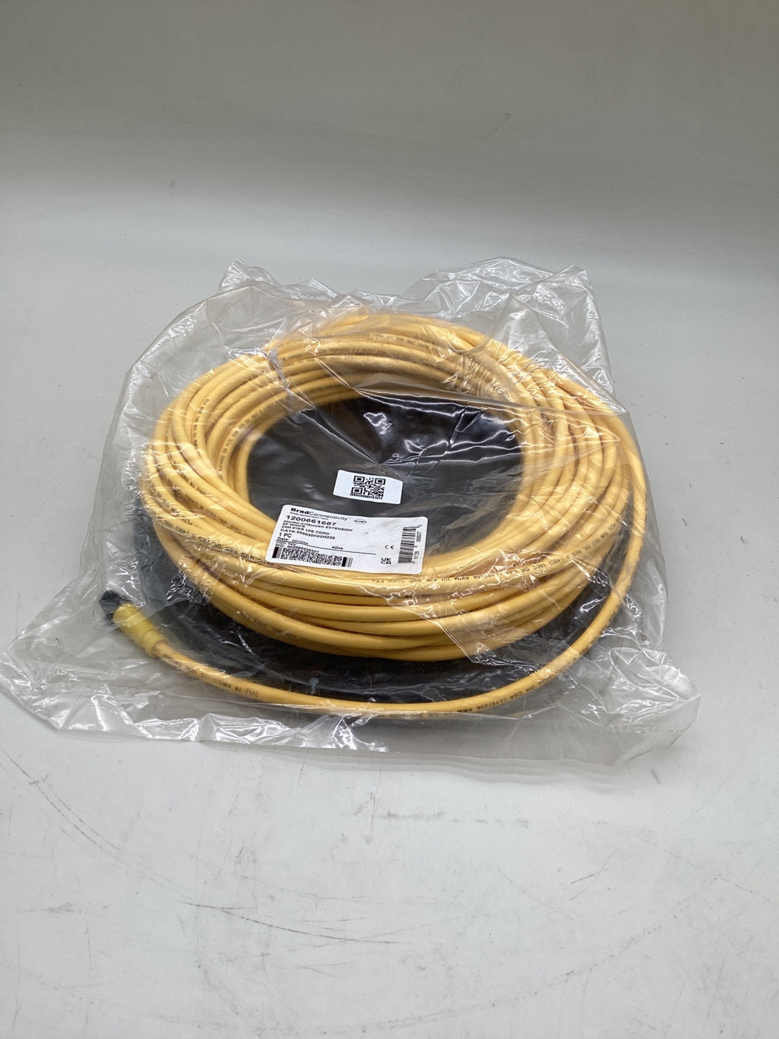 BRAD CONNECTIVITY 1200661687 Micro-Change Extension Cordset 23M 5-Pole NEW 0