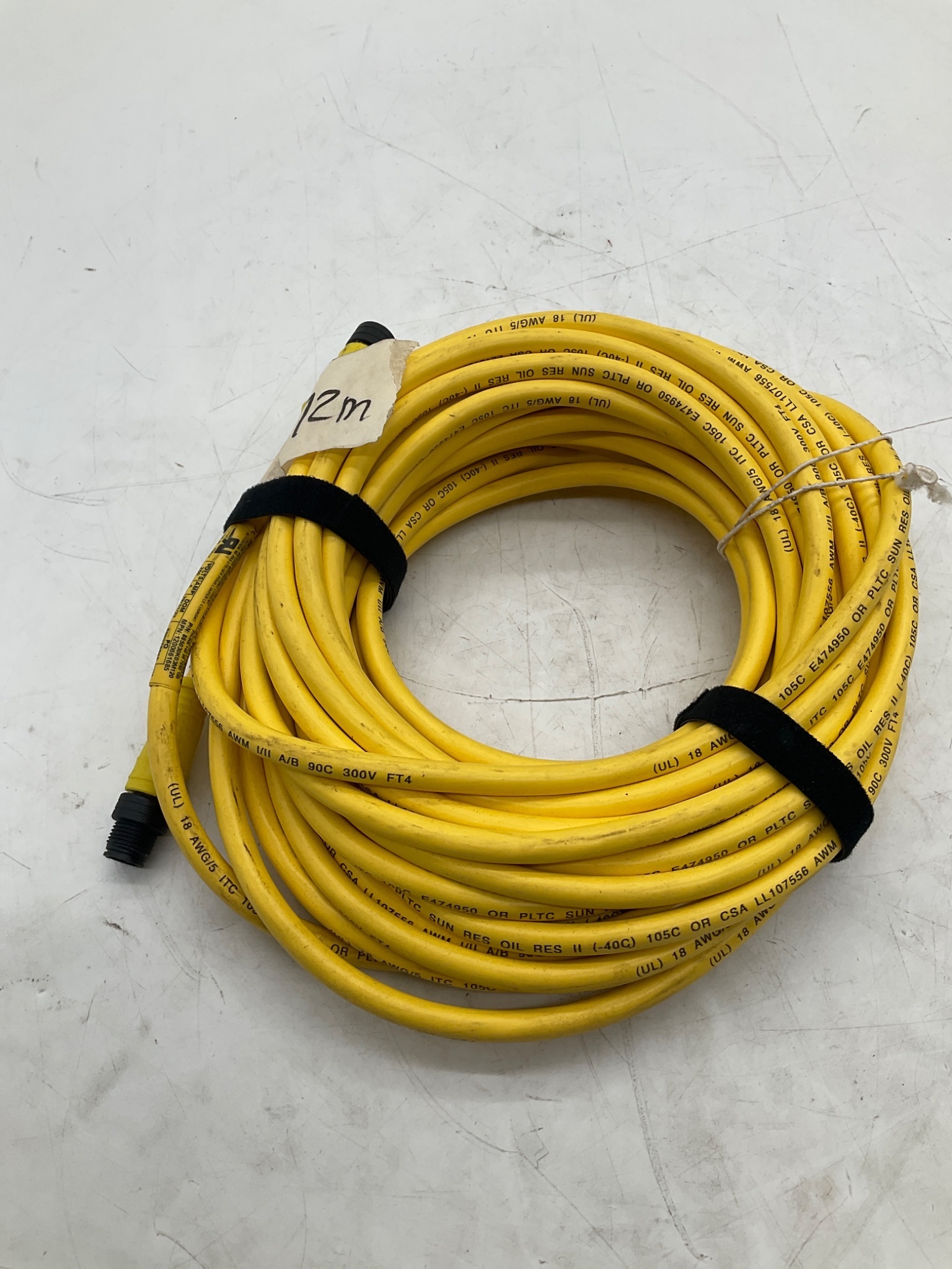 BRAD CONNECTIVITY 885030K03M120 Micro-Change Cordset 5-Pole 12M USED 1