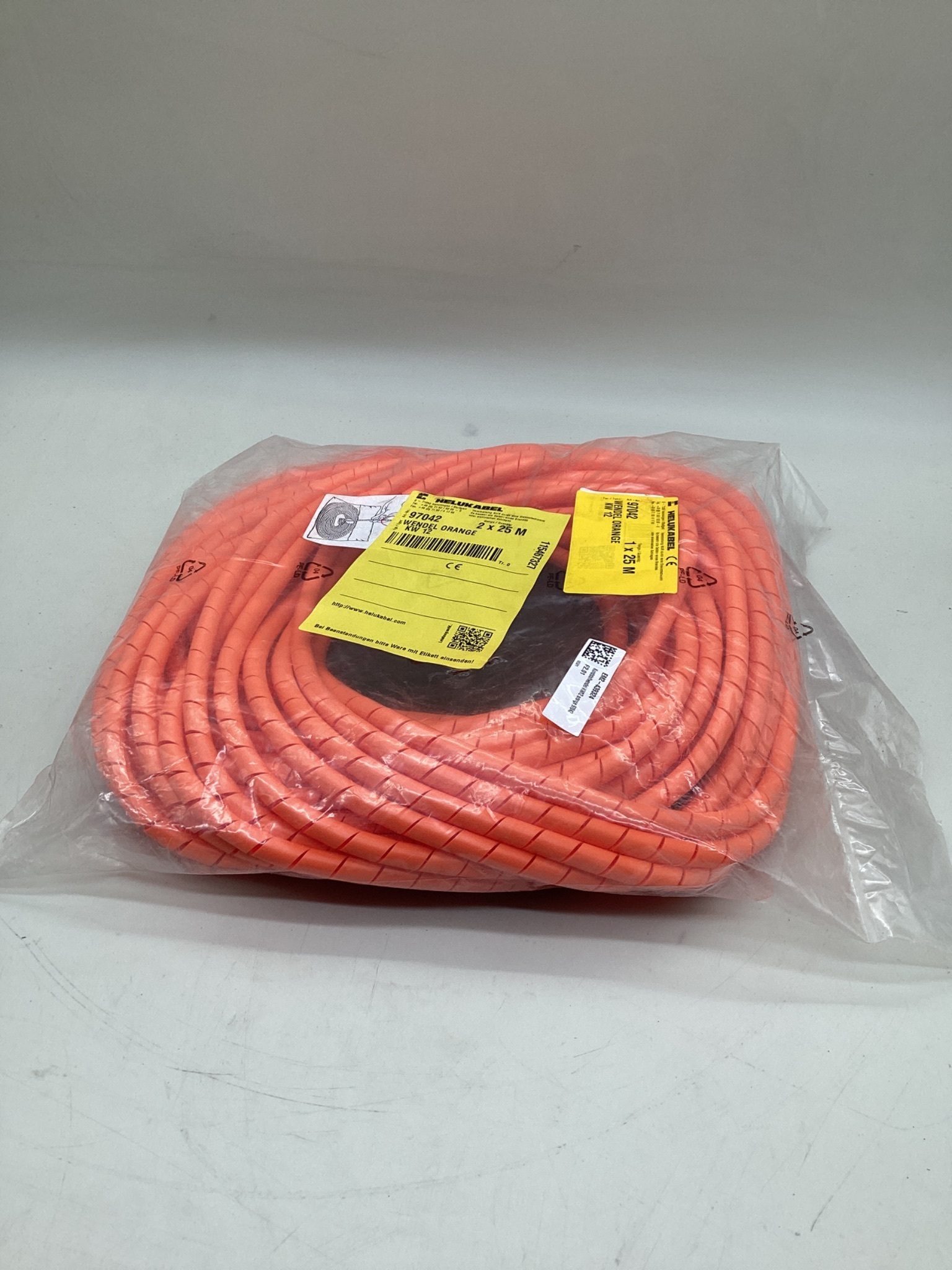 HELUKABEL 97042 Wendel Orange KW 12 Spiral Cable NEW 0