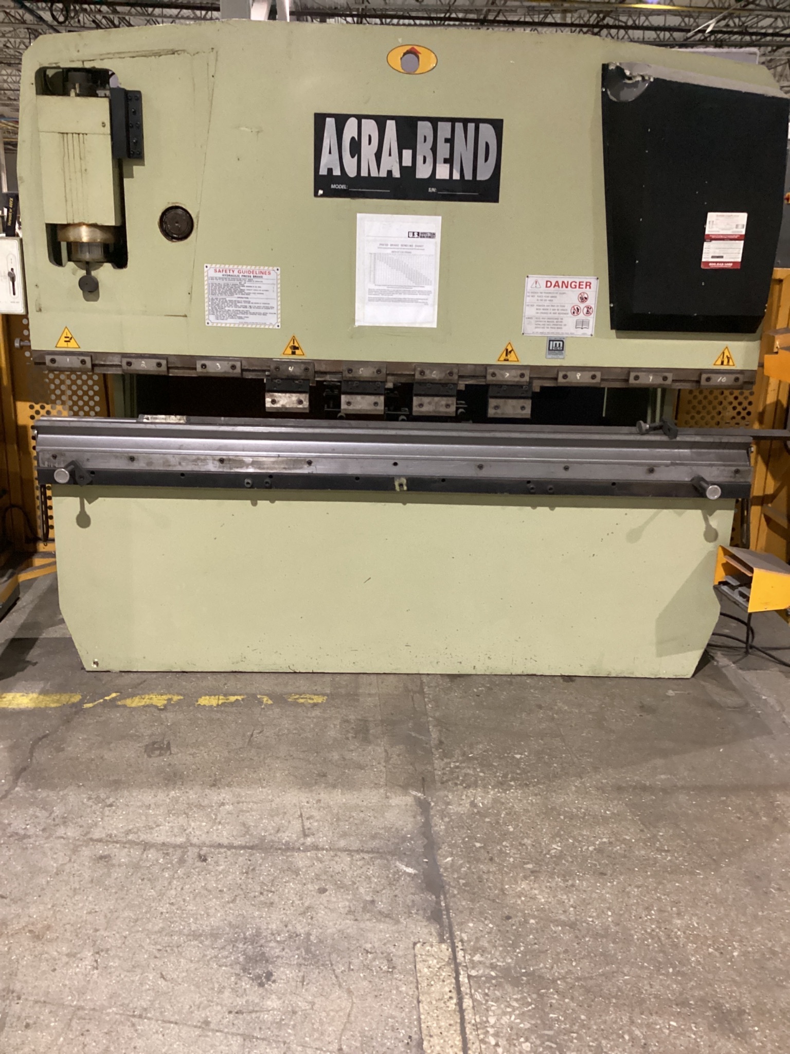 ACRA-BEND US888 CNC Hydraulic Press Brake USED 0
