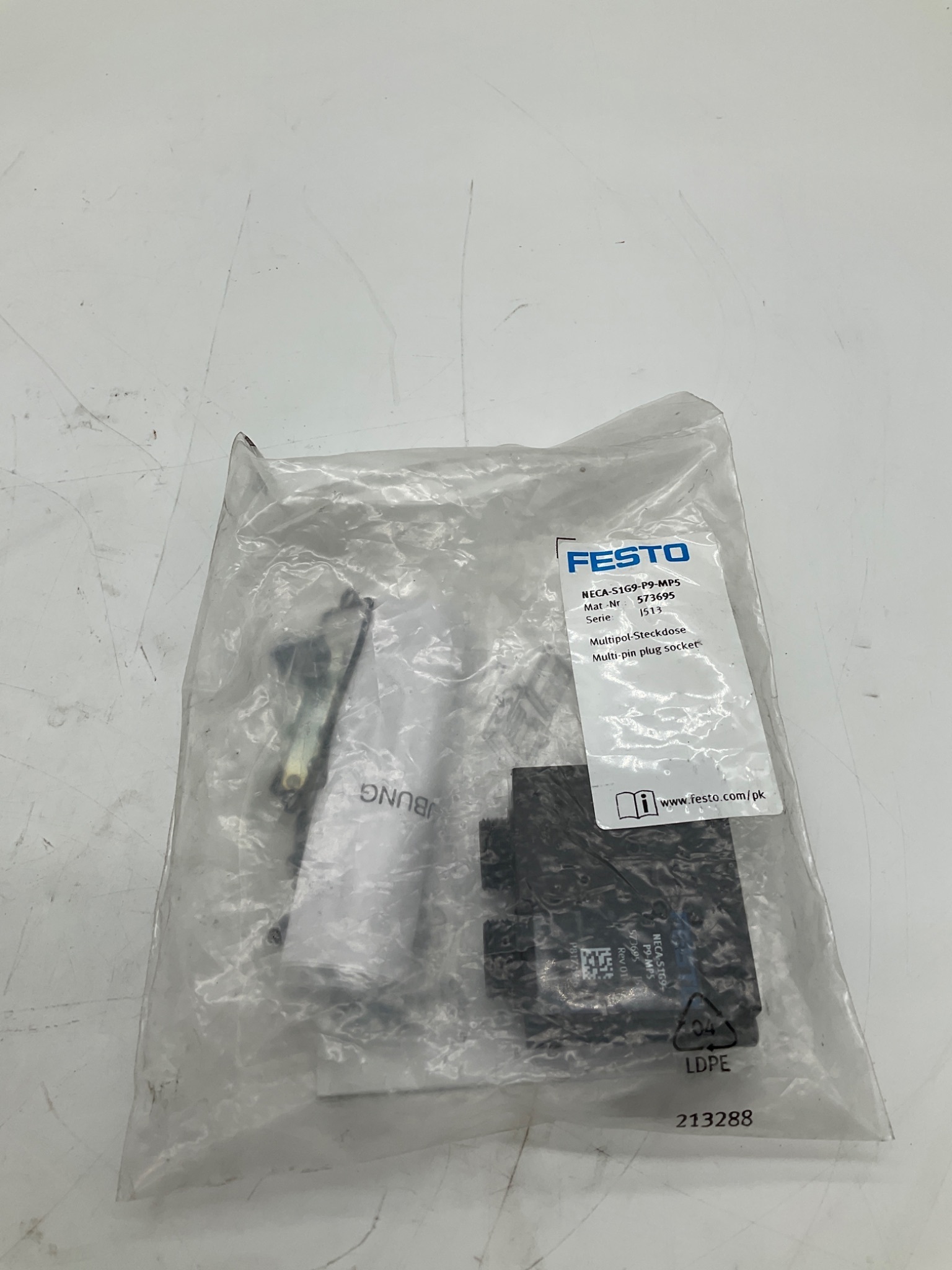 FESTO NECA-S1G9-P9-MP5 Multi-Pin Plug Socket NEW 0