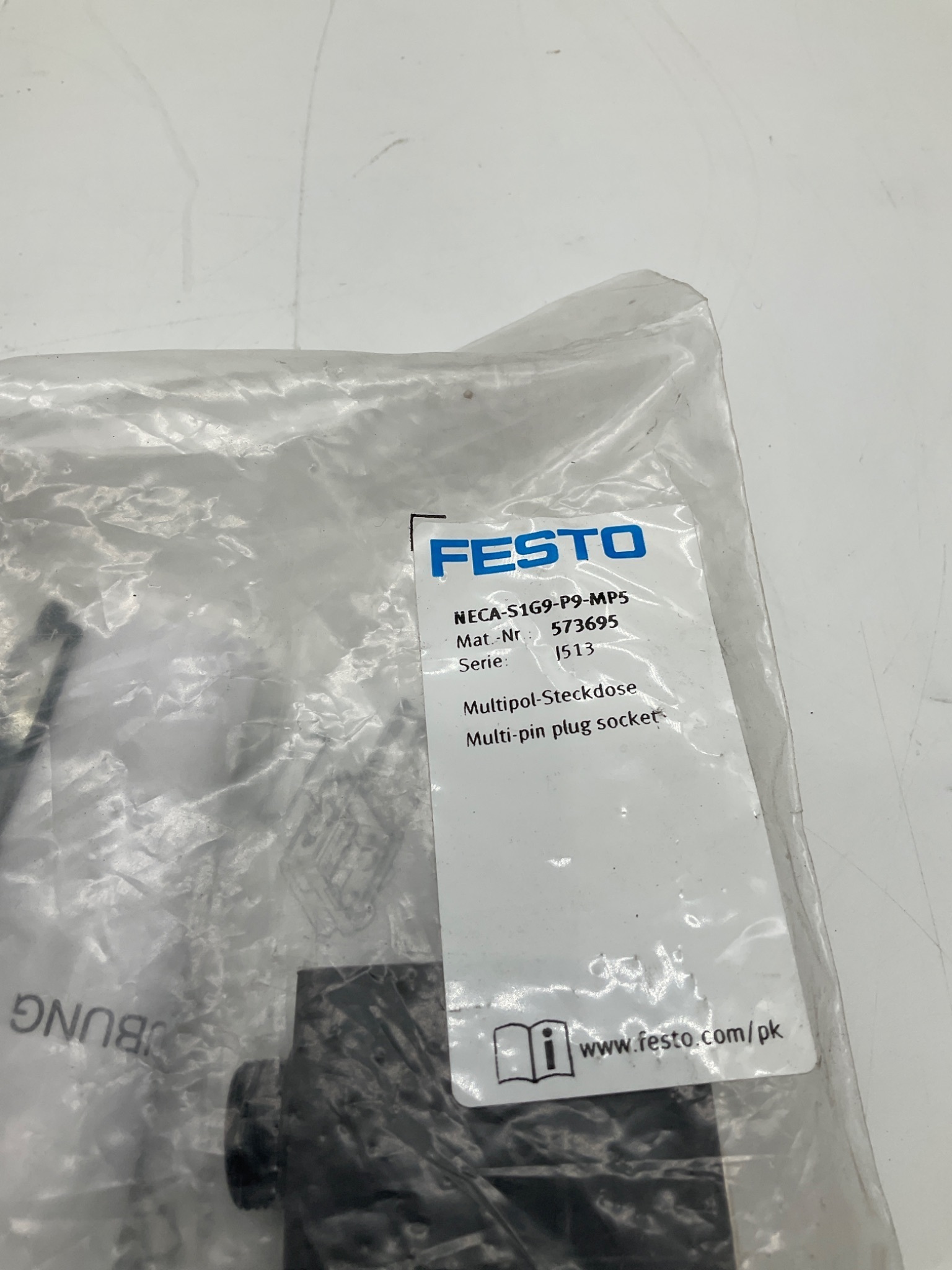 FESTO NECA-S1G9-P9-MP5 Multi-Pin Plug Socket NEW 1