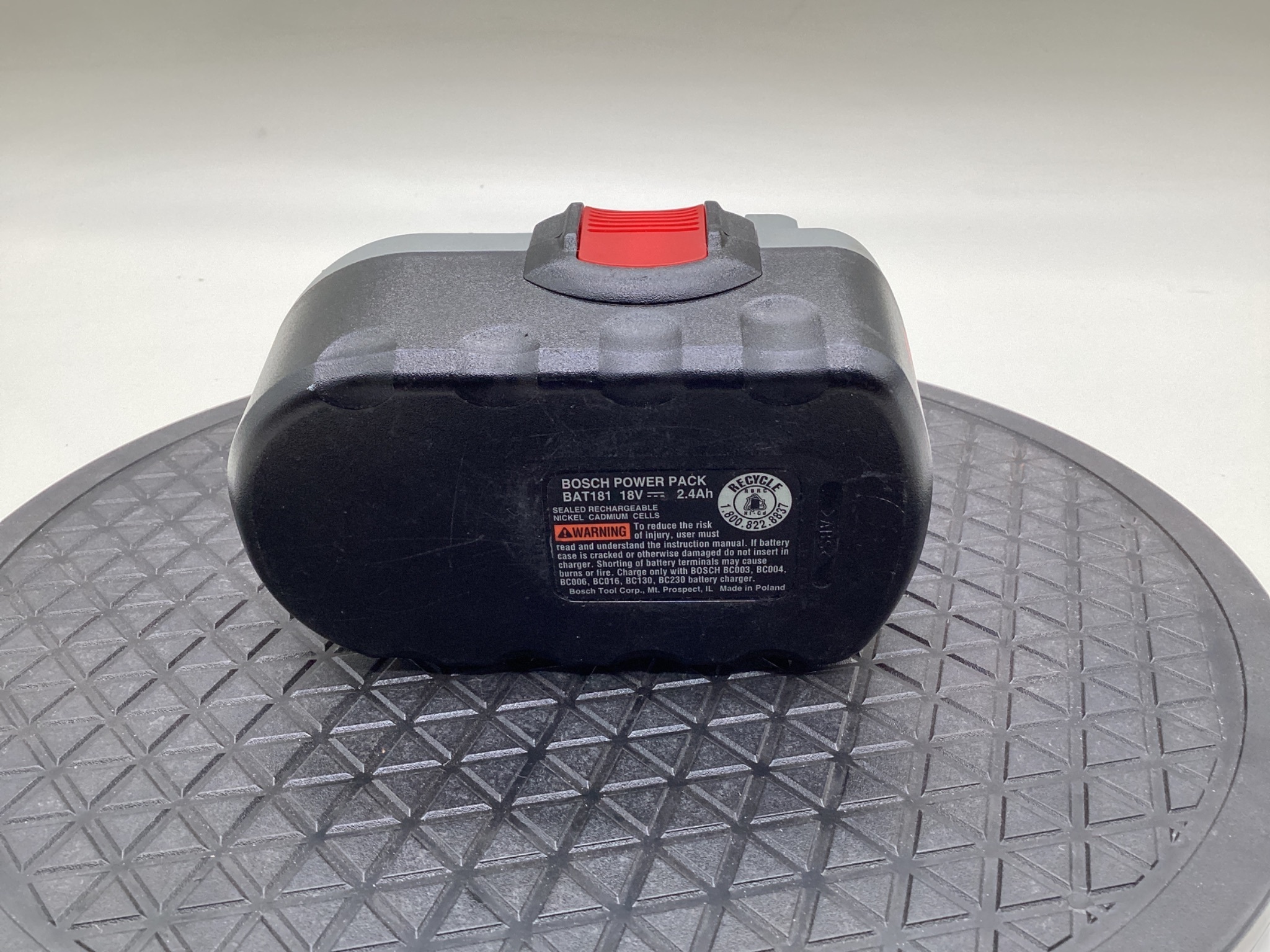Bosch BAT181 18V 2.4Ah NiCd Battery Pack USED 1