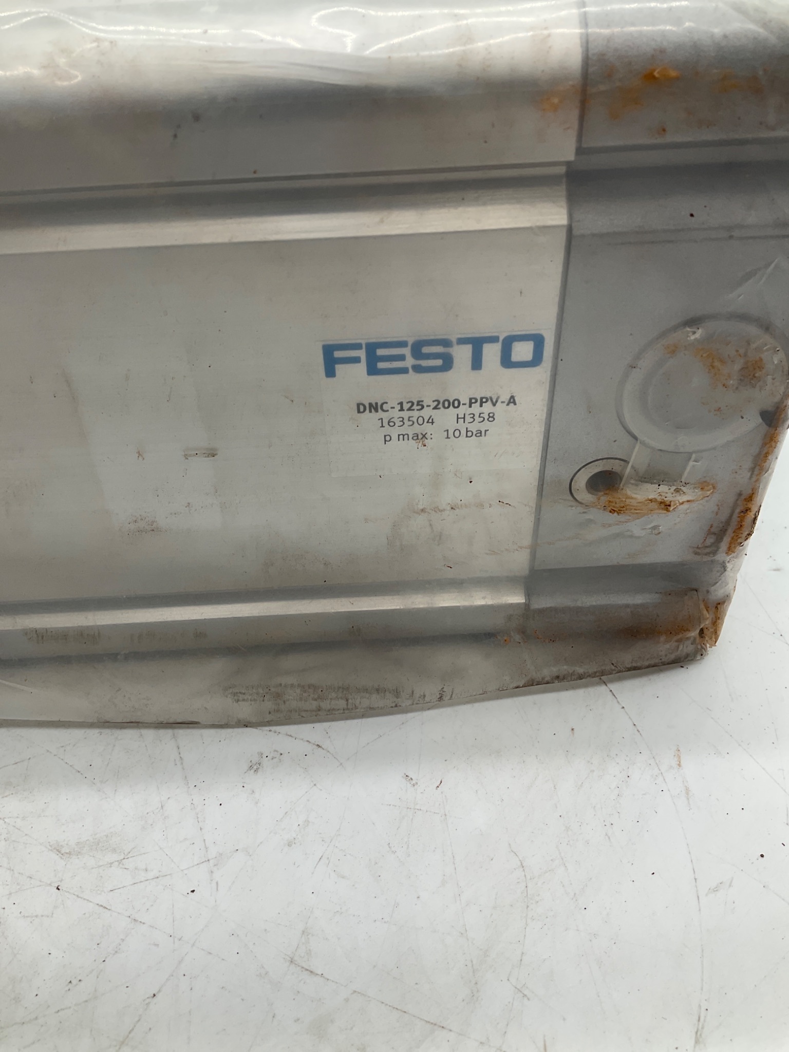 FESTO DNC-125-200-PPV-A Pneumatic Cylinder 125mm Bore 200mm Stroke NEW 1