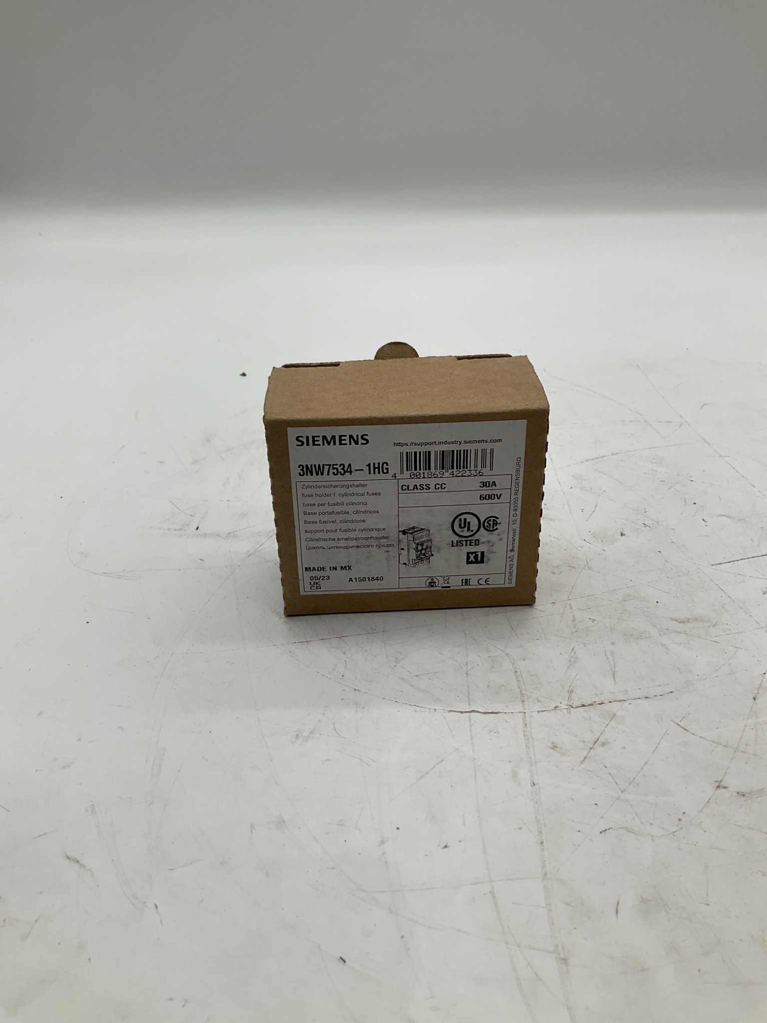 SIEMENS 3NW7534-1HG Class CC Fuse Holder 30A 600V NEW 0