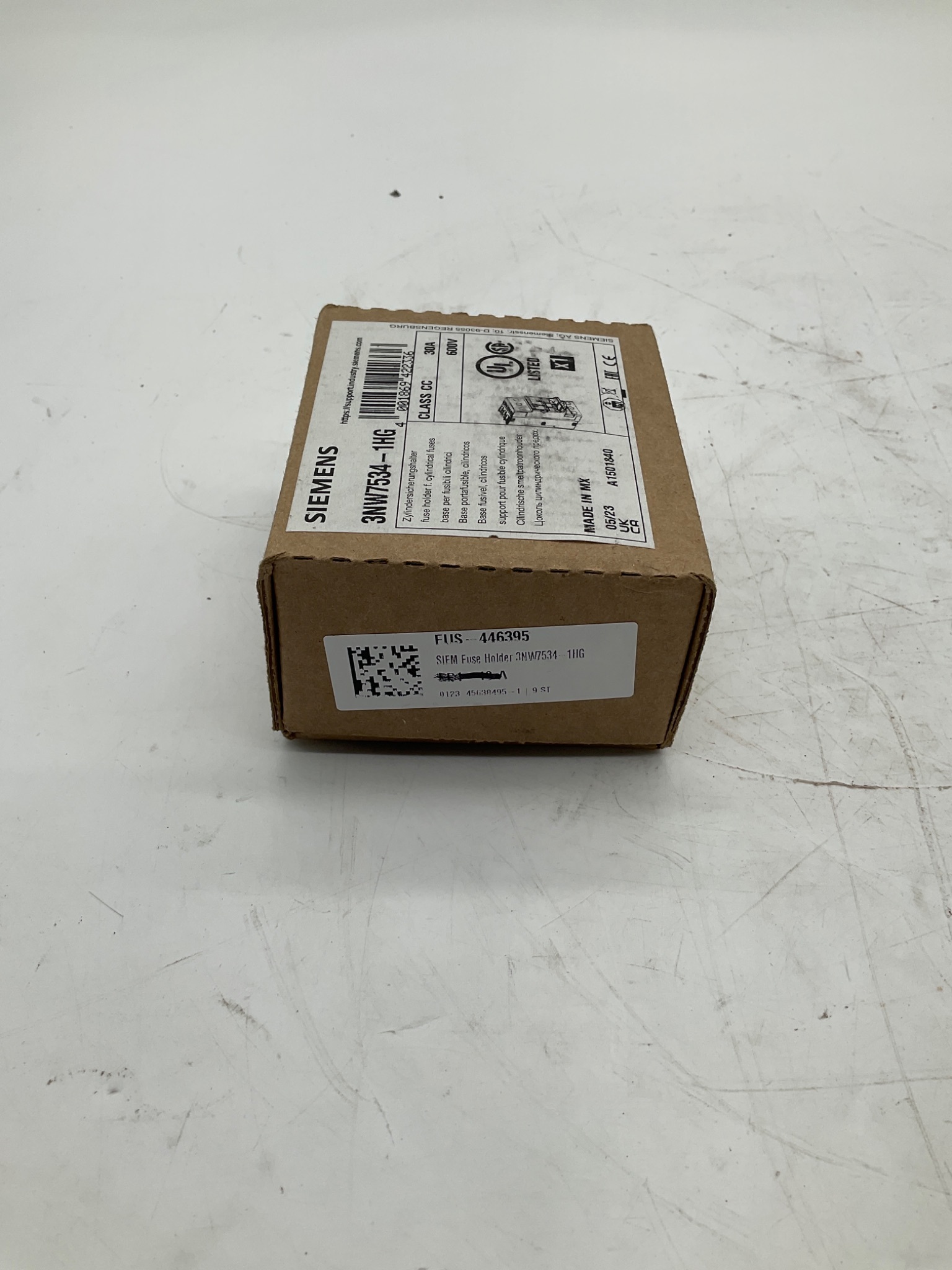 SIEMENS 3NW7534-1HG Class CC Fuse Holder 30A 600V NEW 3