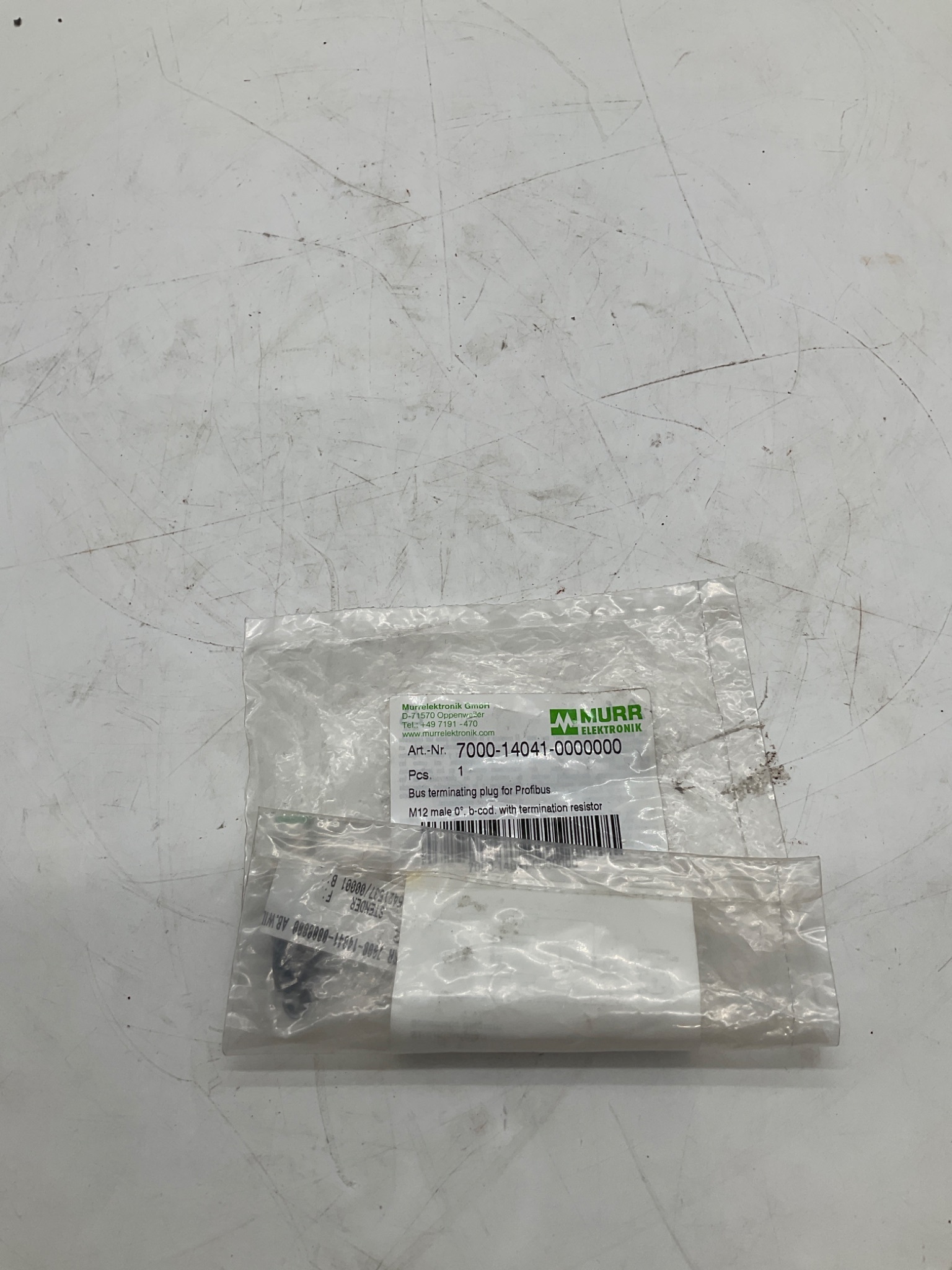 MURR ELEKTRONIK 7000-14041-0000000 Profibus Bus Terminating Plug NEW 0