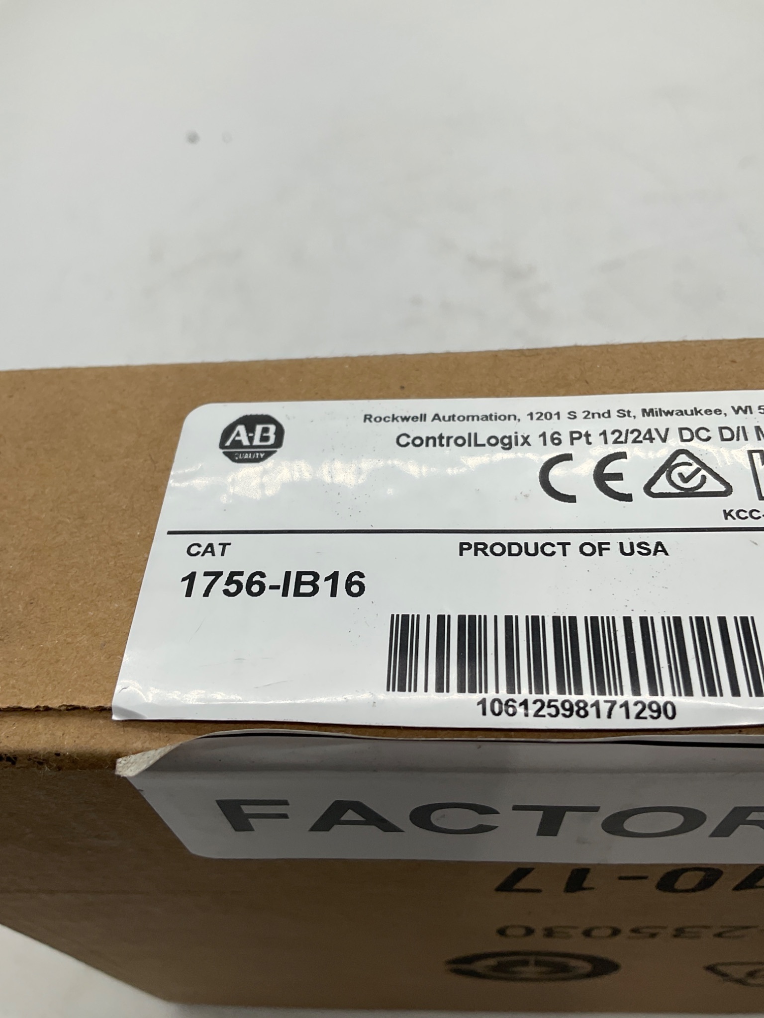 ALLEN-BRADLEY 1756-IB16 ControlLogix 16 Point Digital Input Module NEW 2