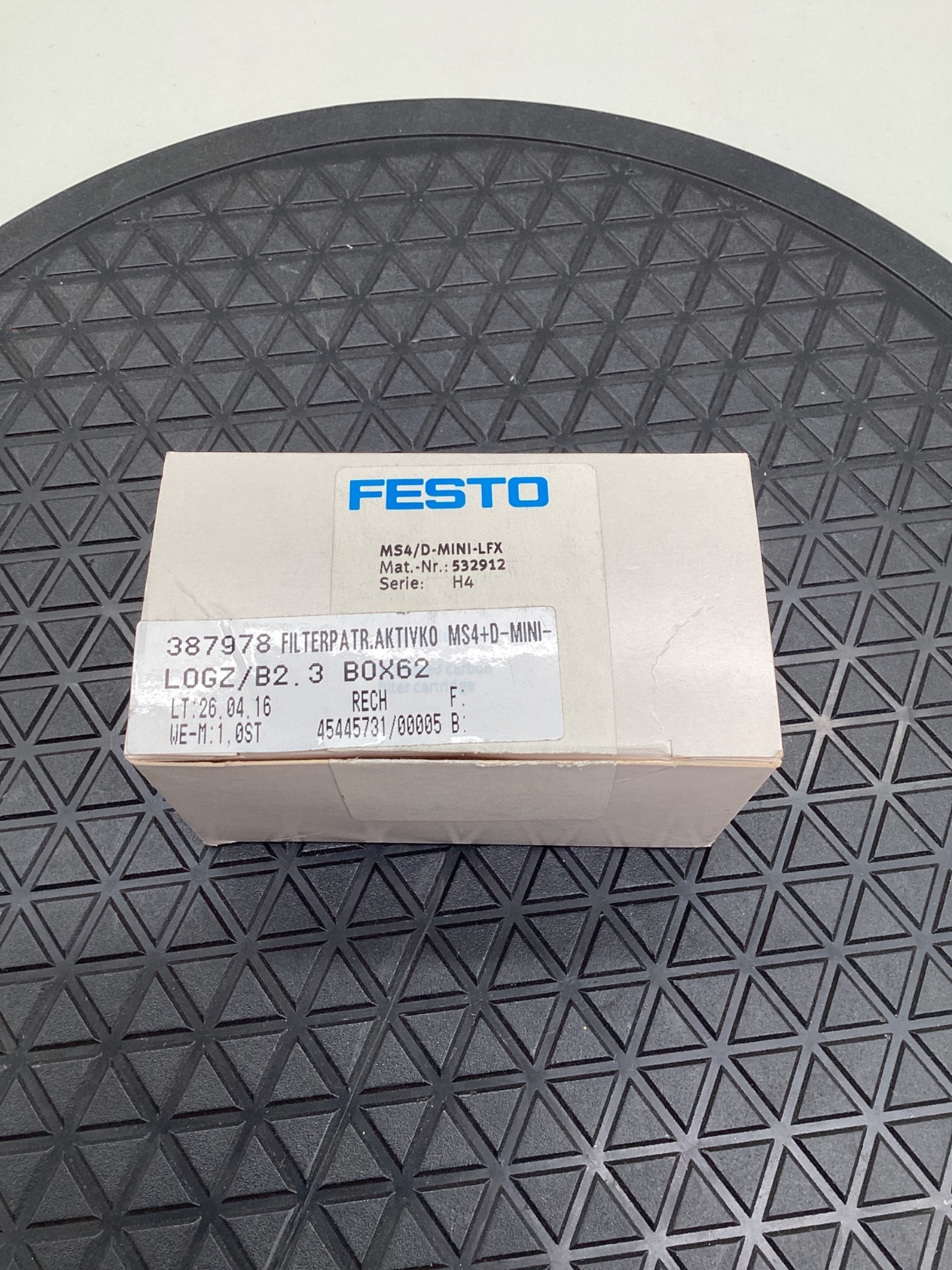 FESTO MS4/D-MINI-LFX Activated Carbon Filter Cartridge NEW 1