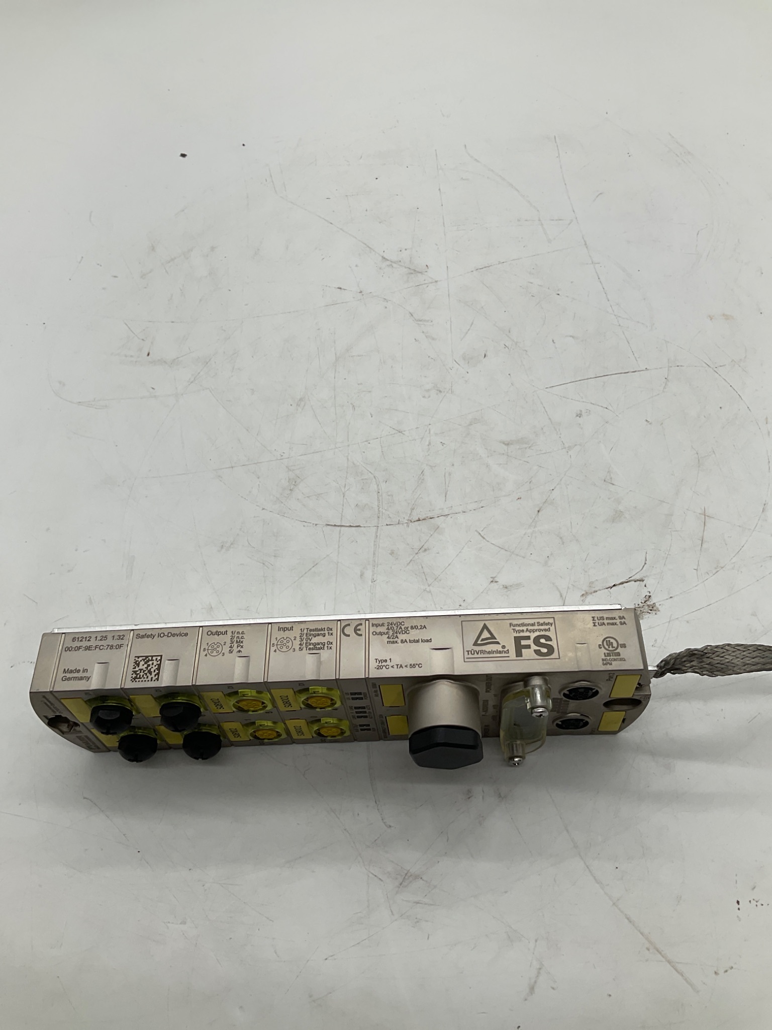 MURR ELEKTRONIK 55581 MVK-MPNIO F DI8/4 F DO4 Safety I/O Module USED 2