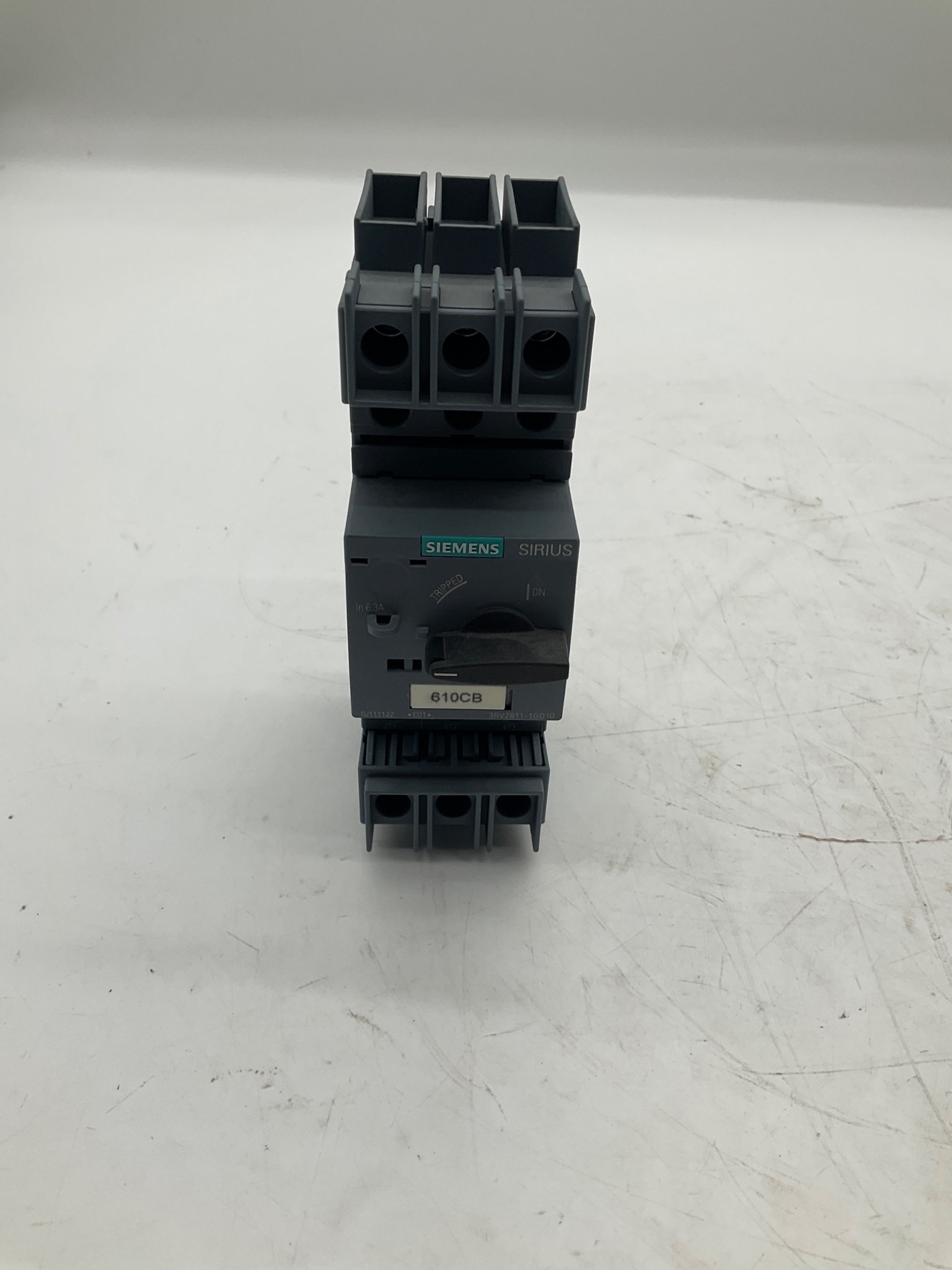 SIEMENS 3RV2811-1GD10 SIRIUS Circuit Breaker Size S00 3-Pole USED 0