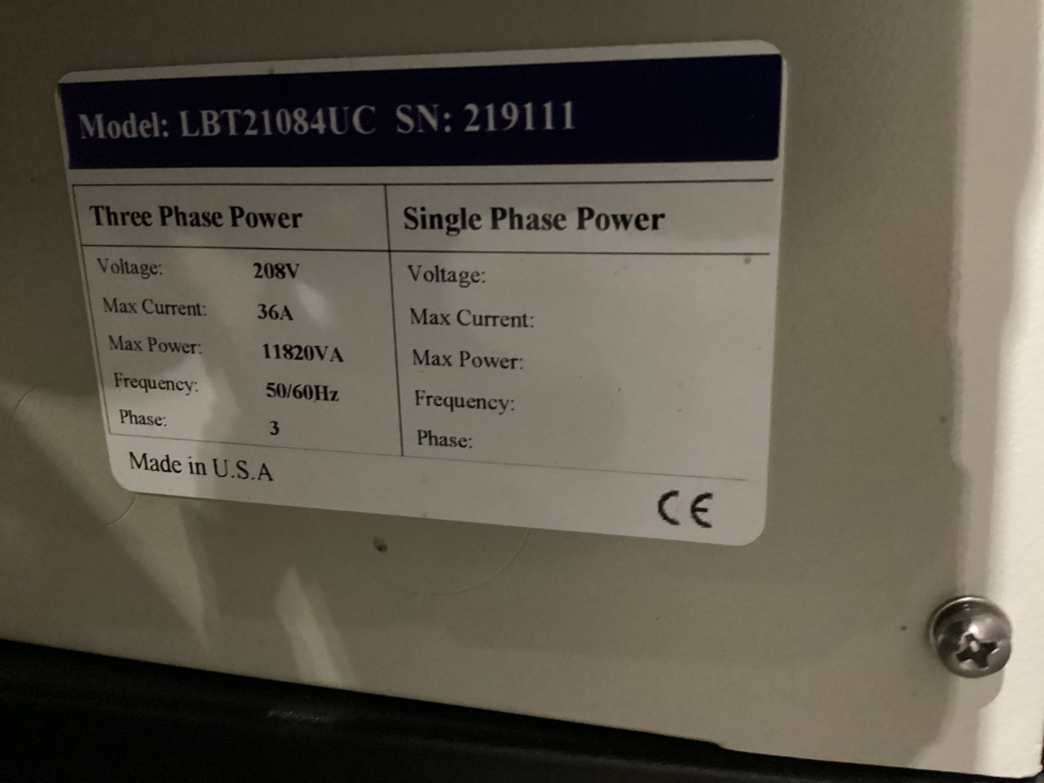 ARBIN LBT21084UC Battery Test System USED 5