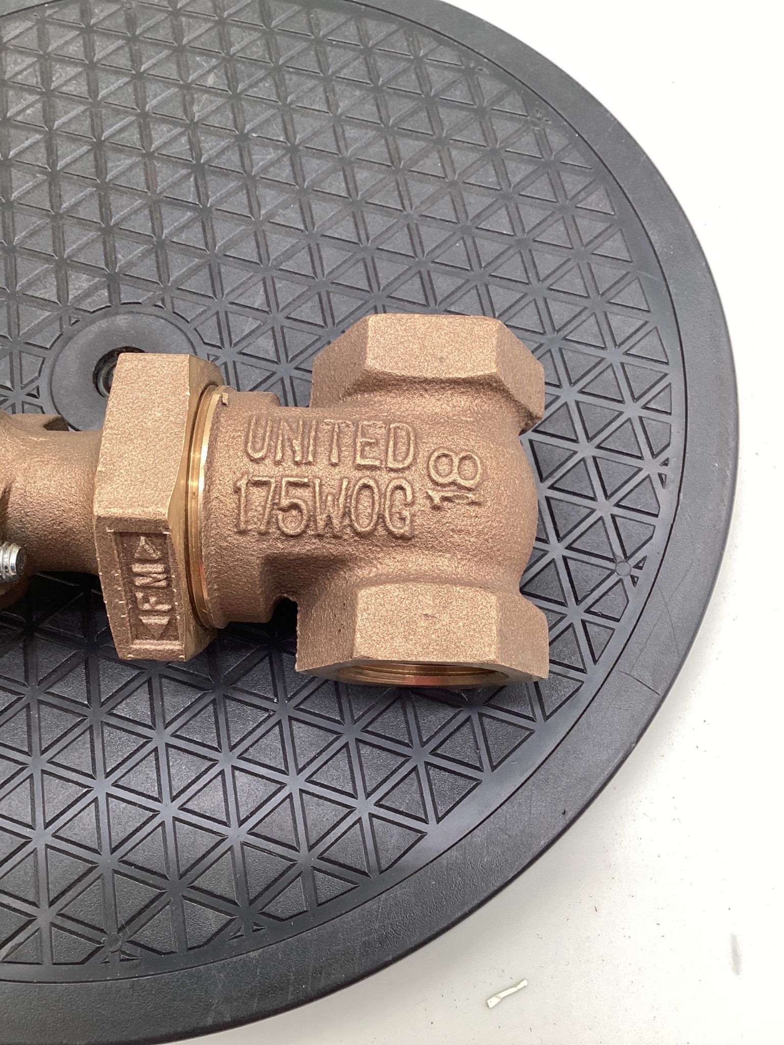 UNITED 1 IN Bronze Fire Main Gate Valve 175 WSP NEW 1