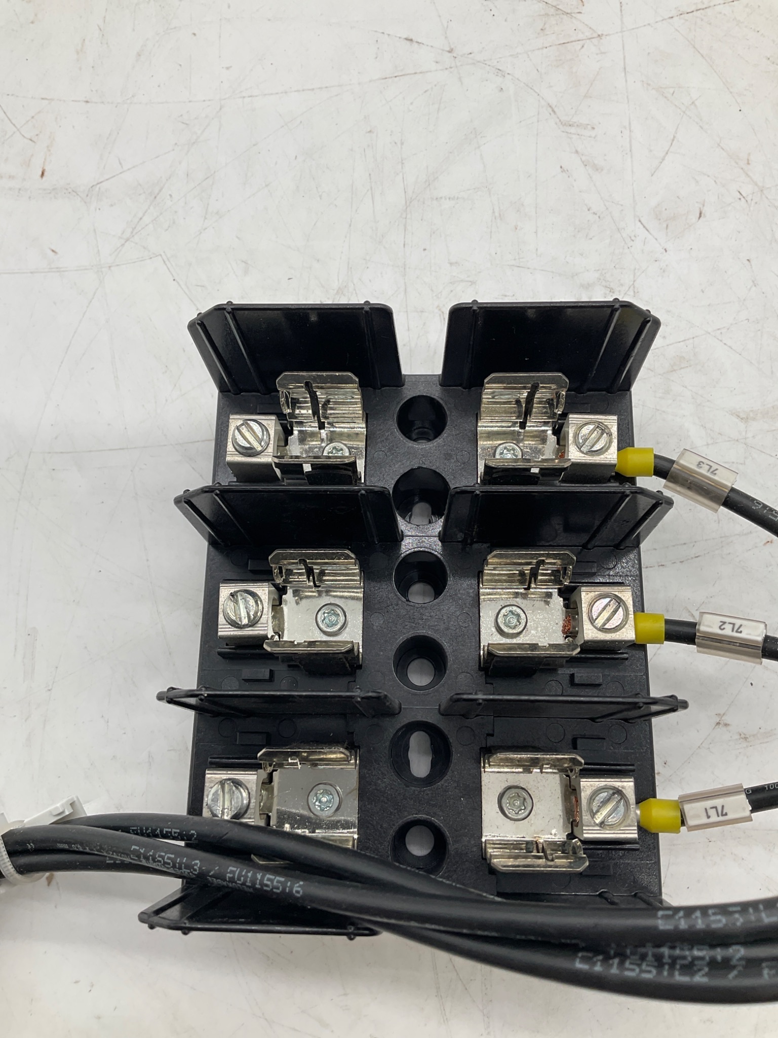 COOPER BUSSMANN J60030-3CR Class J Fuse Holder 30A 600V 3-Pole USED 2