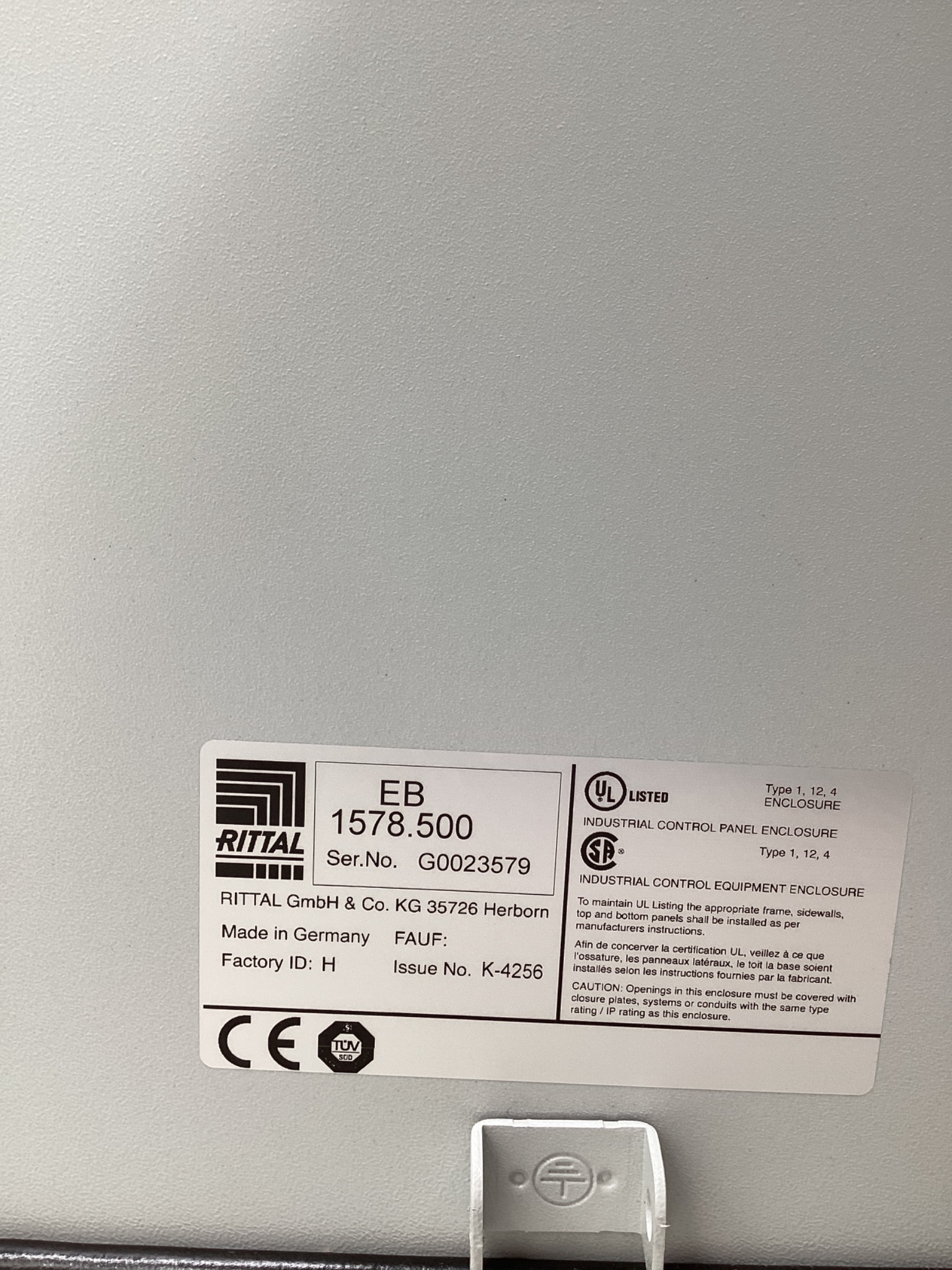 RITTAL EB 1578.500 Industrial Control Panel Enclosure NEW 1