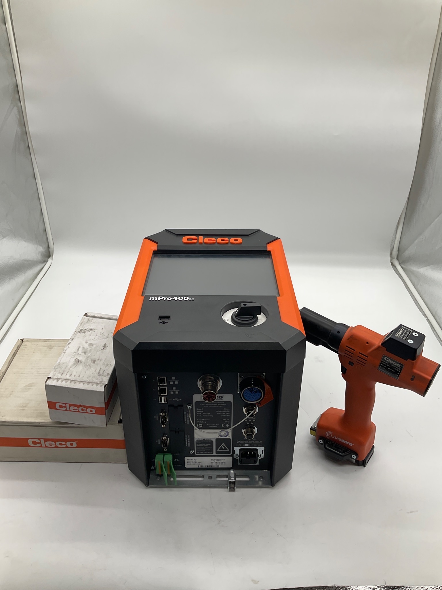 Cleco 17BPYPB050L LiveWire Cordless Nutrunner System with mPro400GCD-P USED 7