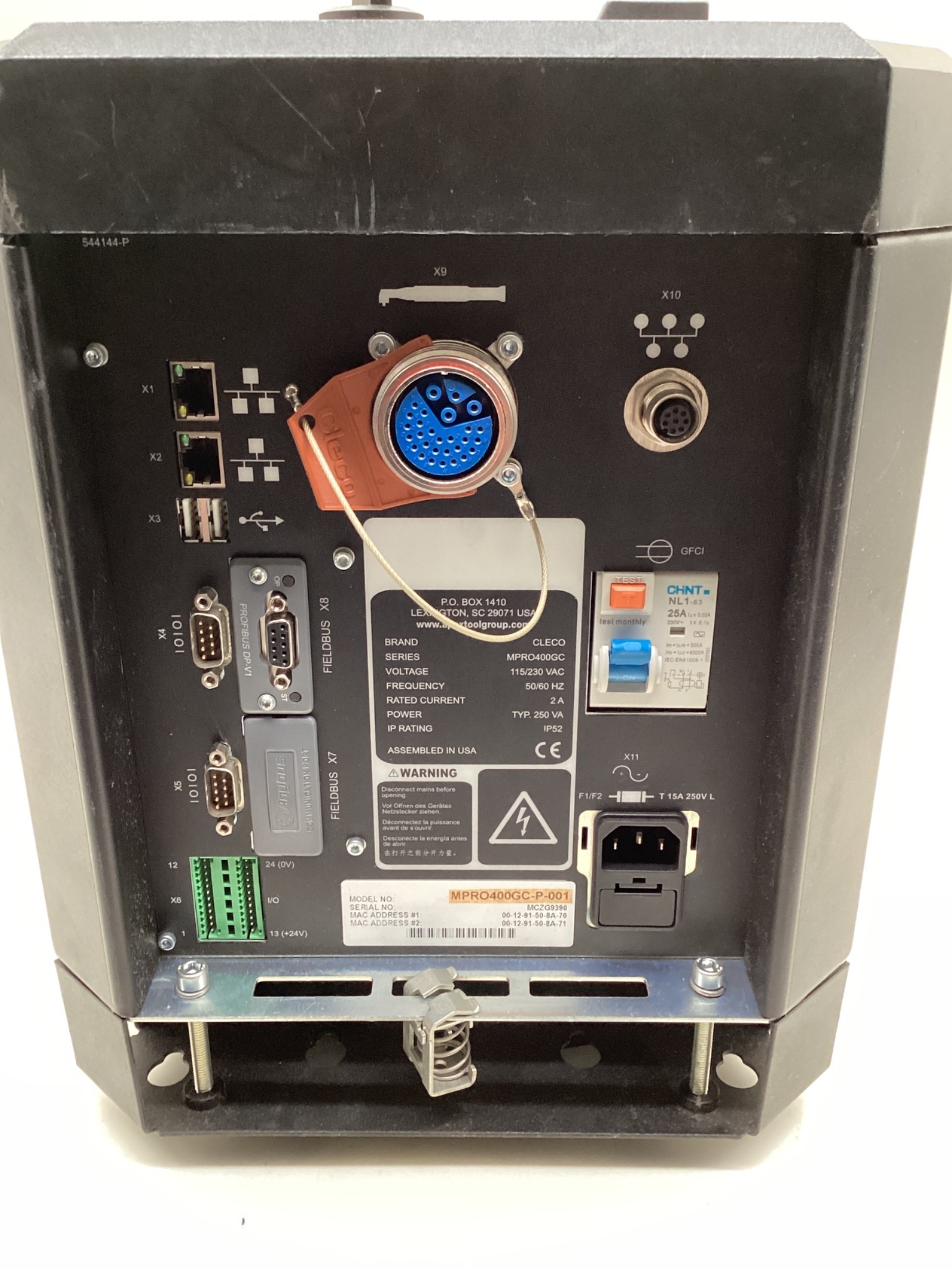Cleco 48EAE175AX6 Angle Nutrunner with mPro400GC-P001 Controller USED 4