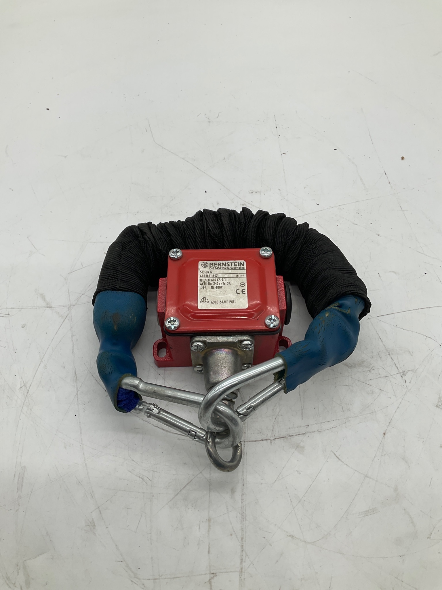 Bernstein SID-UVIZ 601.1431.857 Rope Pull Safety Switch USED 0