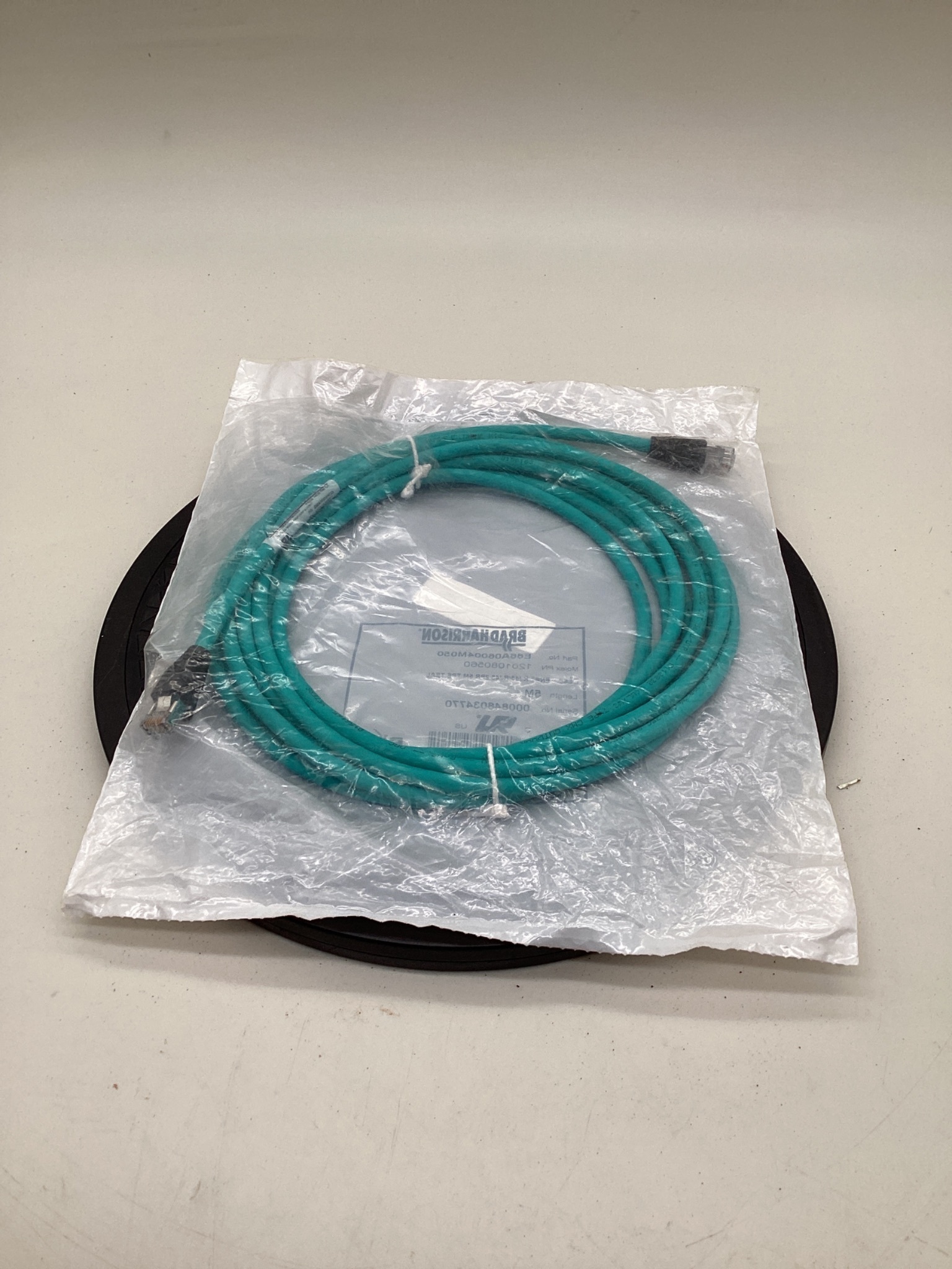 BRAD HARRISON E66A06004M050 Industrial Ethernet RJ45 Cordset 5M NEW 2