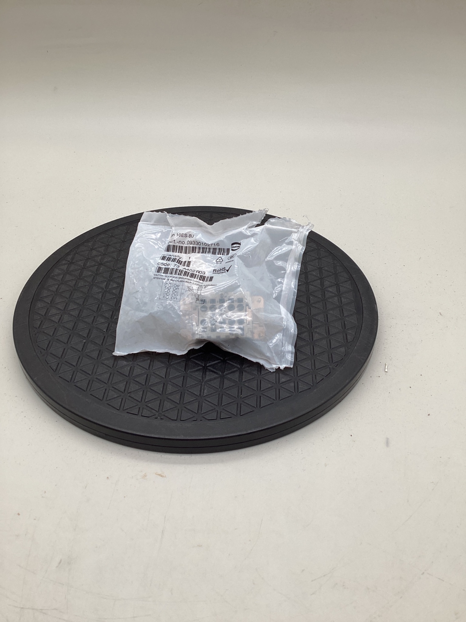 HARTING 09330102716 Han 10ES-BU Female Insert 10 Position NEW 0
