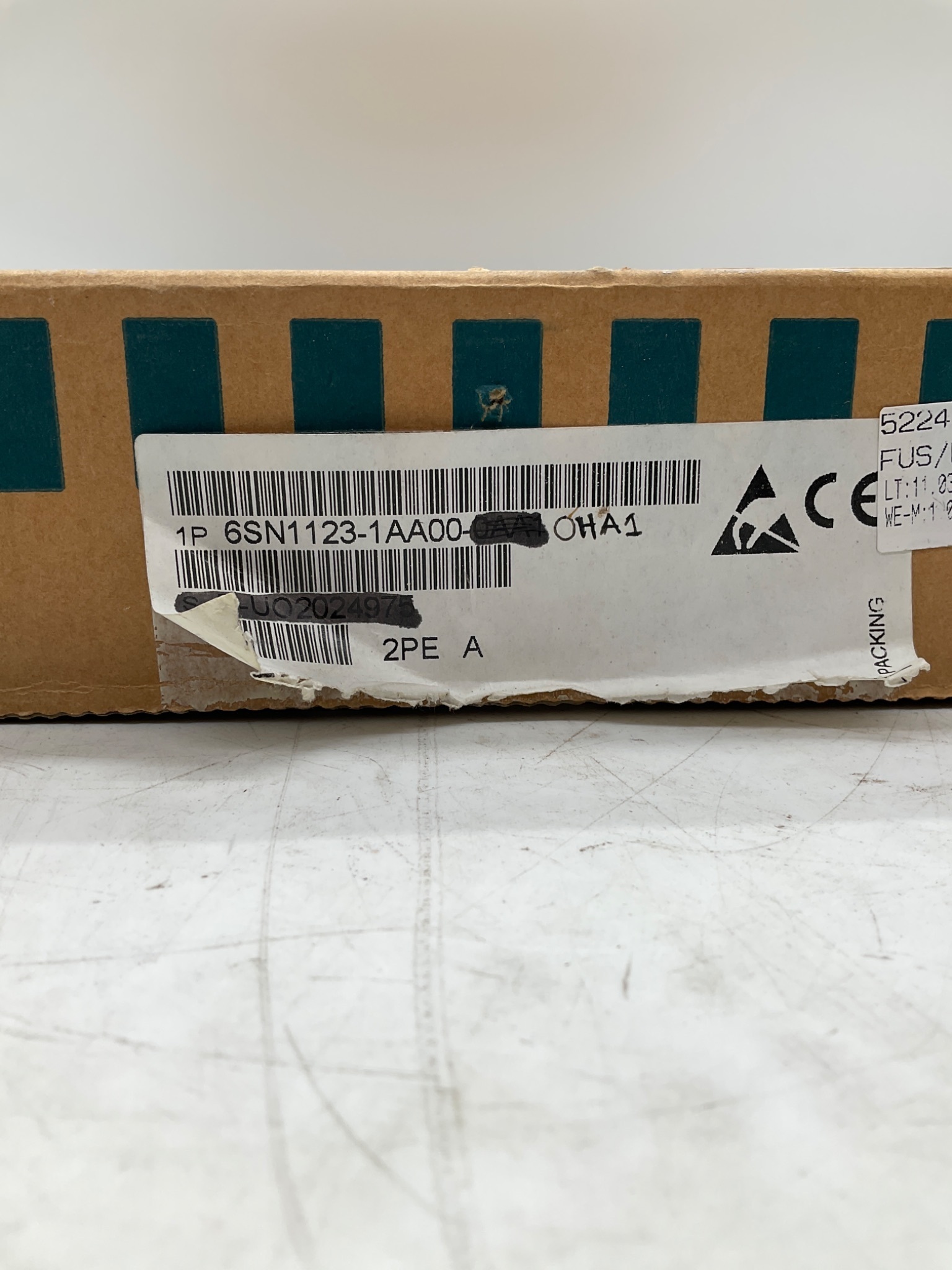 SIEMENS 6SN1123-1AA00-0HA1 SIMODRIVE LT-Module INT. 8A NEW 3