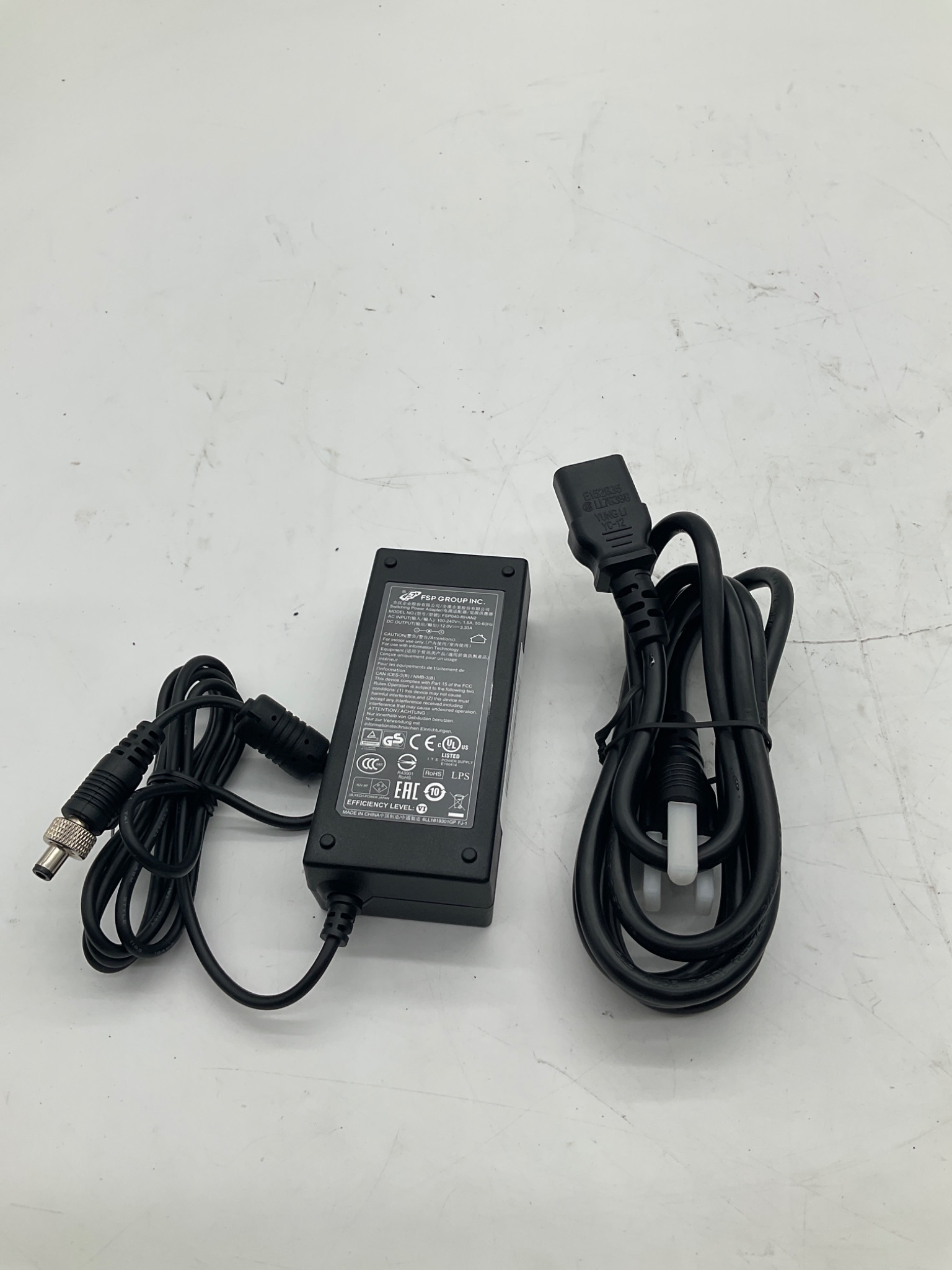 FSP Group FSP040-RHAN2 12V 40W AC Adapter Power Supply USED 1