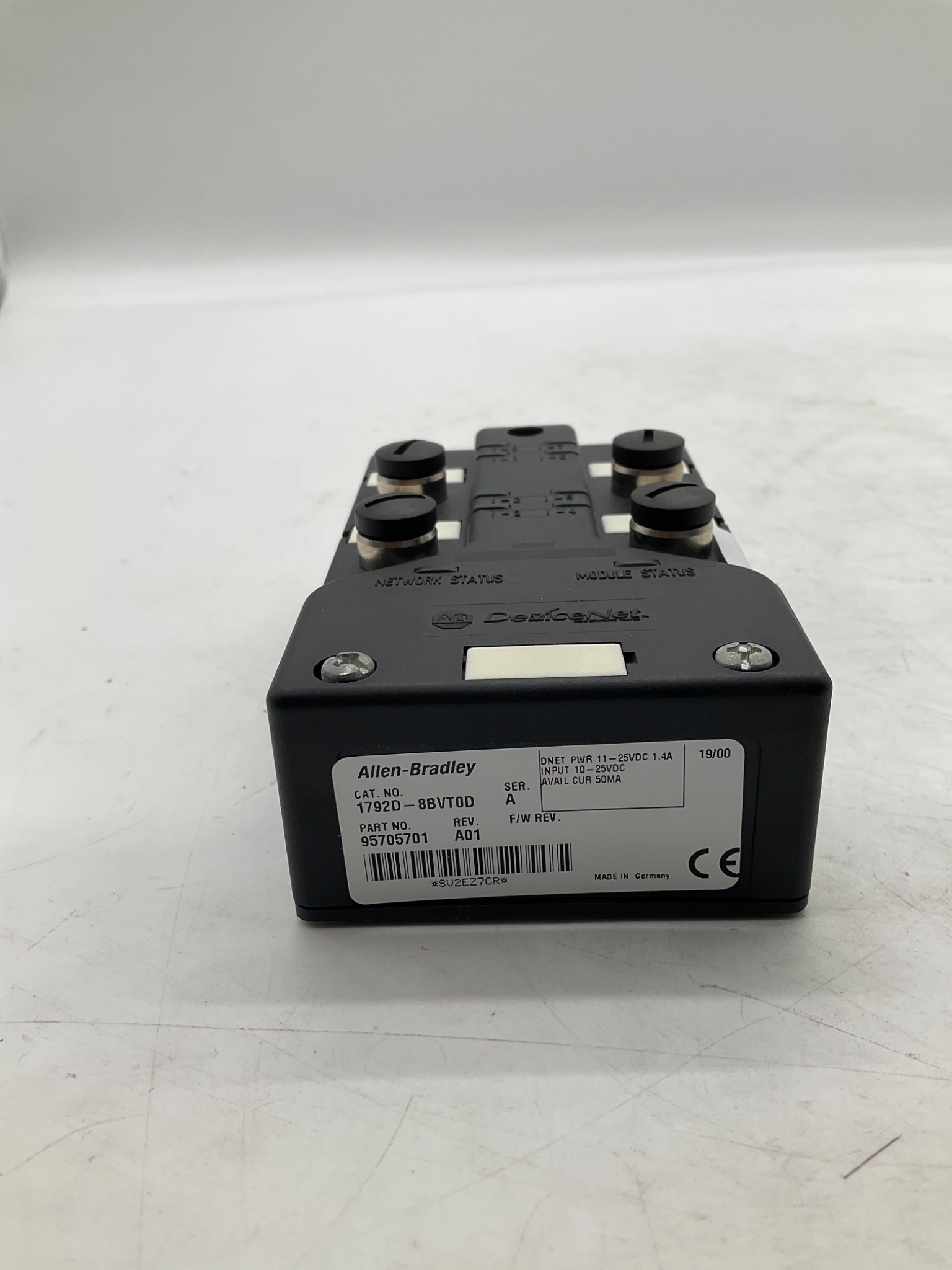 ALLEN-BRADLEY 1792D-8BVT0D Series A DeviceNet ArmorBlock I/O Module USED 2