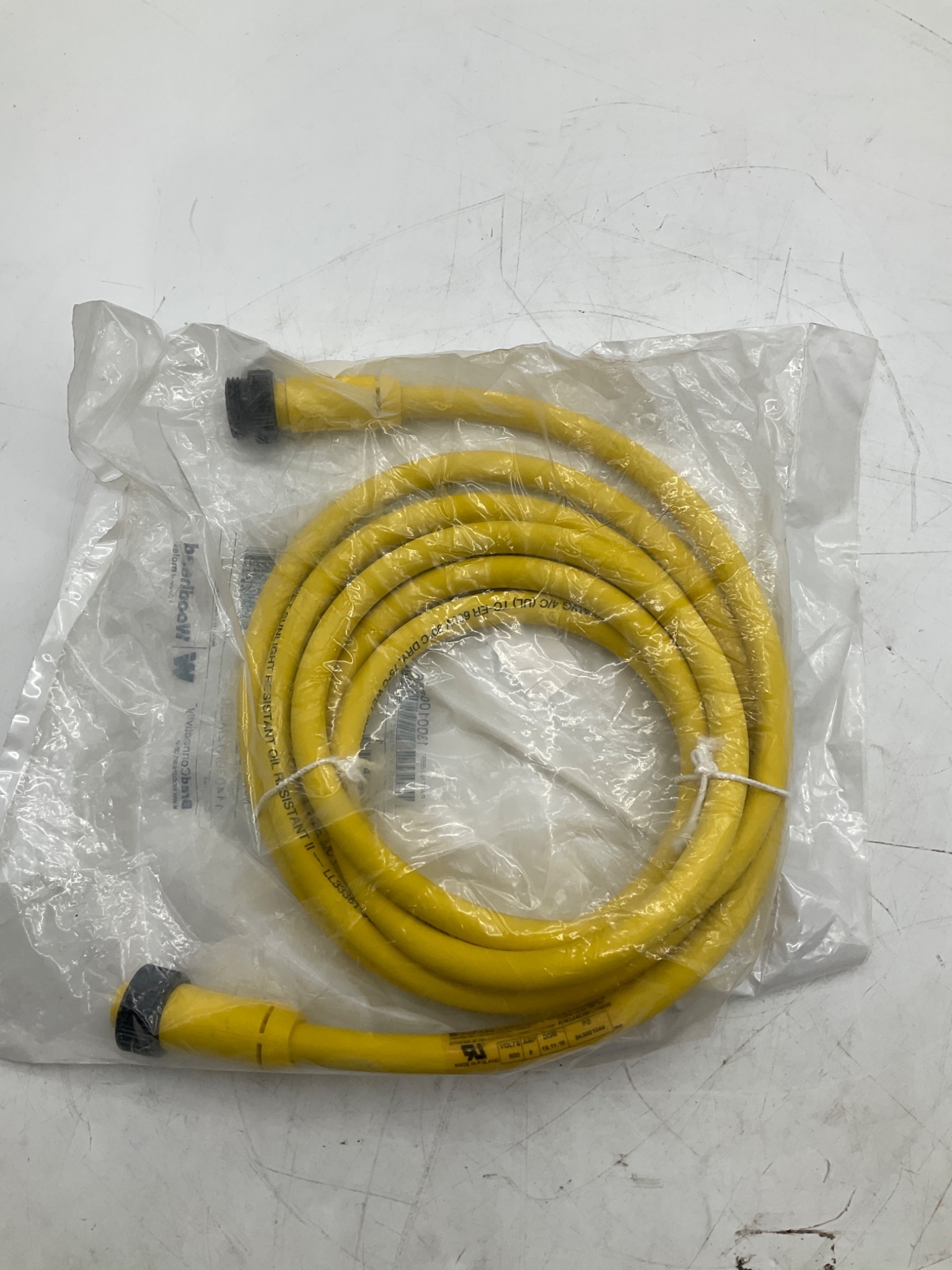 Brad Connectivity 1300100866 Mini-Change 4 Pole Male/Female Cordset 3M NEW 2
