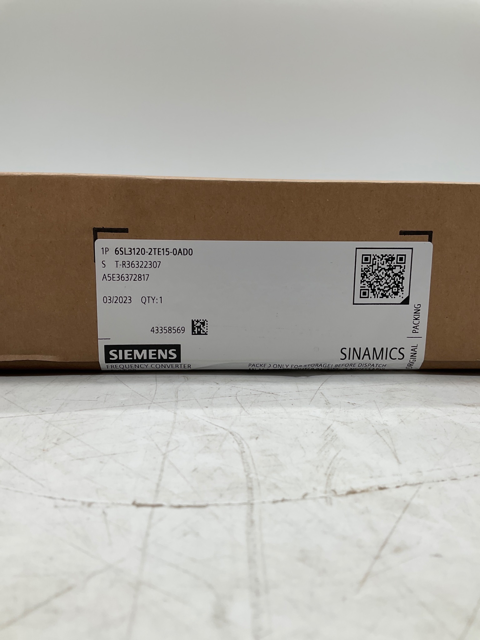 Siemens 6SL3120-2TE15-0AD0 SINAMICS Double Motor Module 2x5A NEW 1