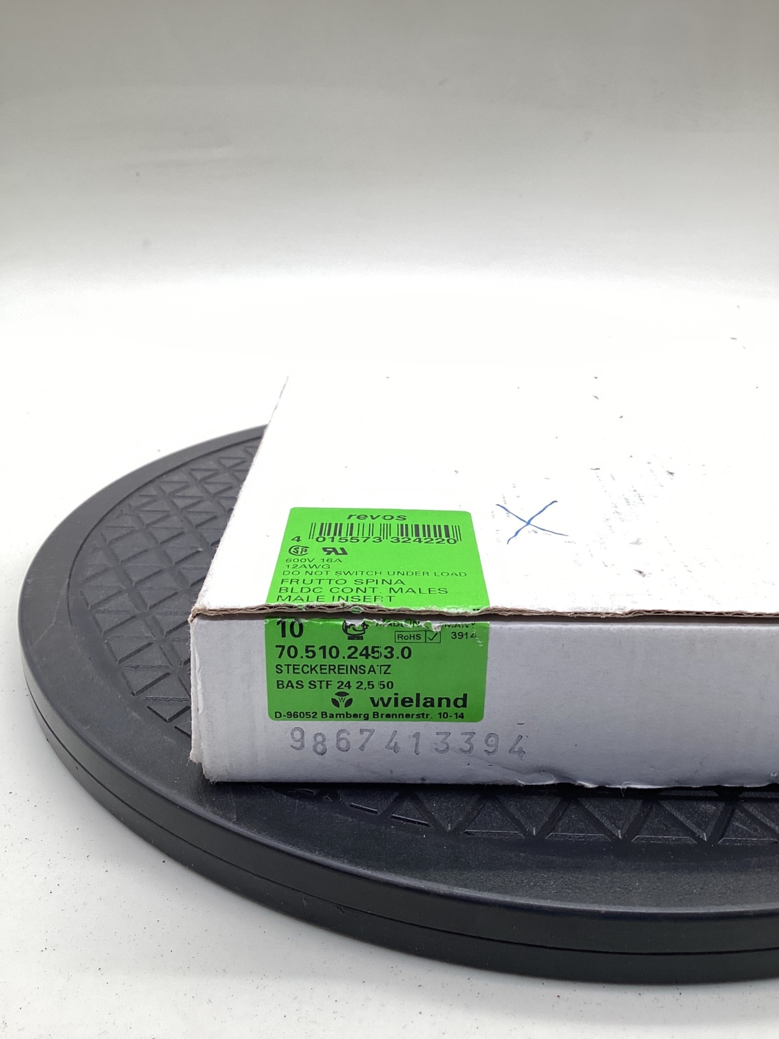 Wieland 70.510.2453.0 BAS STF 24 2.5/50 Male Insert Connector (LOT OF 10) NEW 1