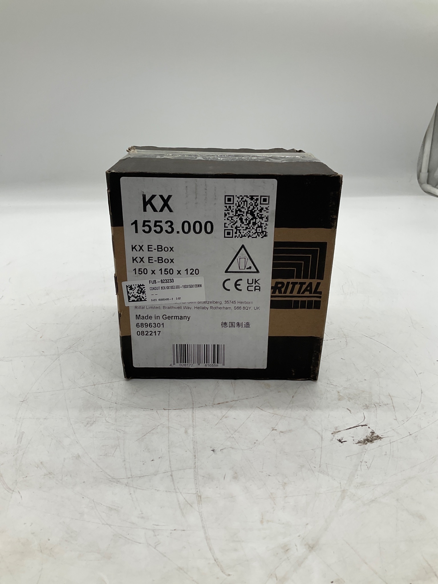 Rittal KX 1553.000 Mild Steel Enclosure 150 x 150 x 120 mm NEW 0